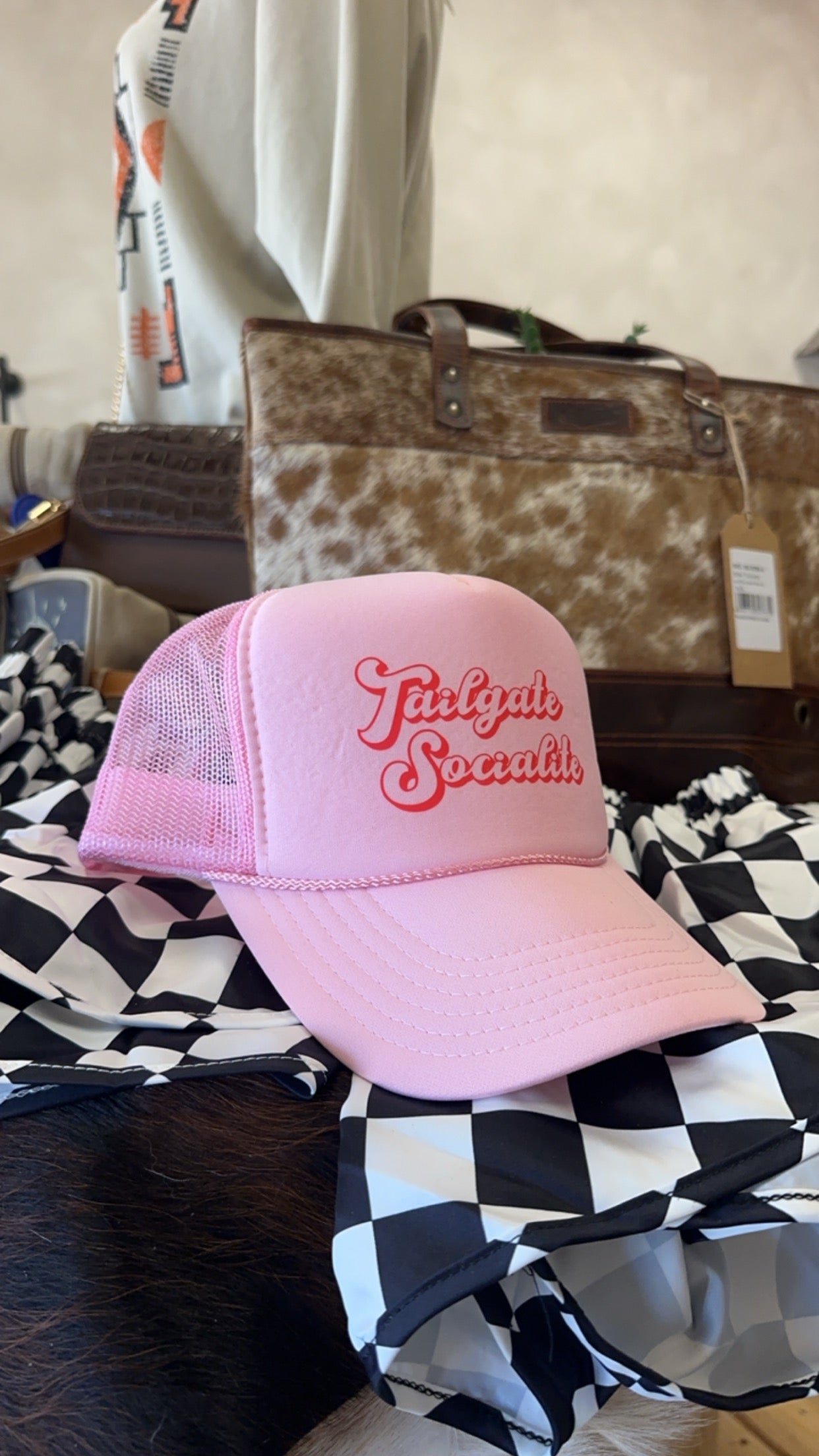 “Tailgate Socialite” foam trucker