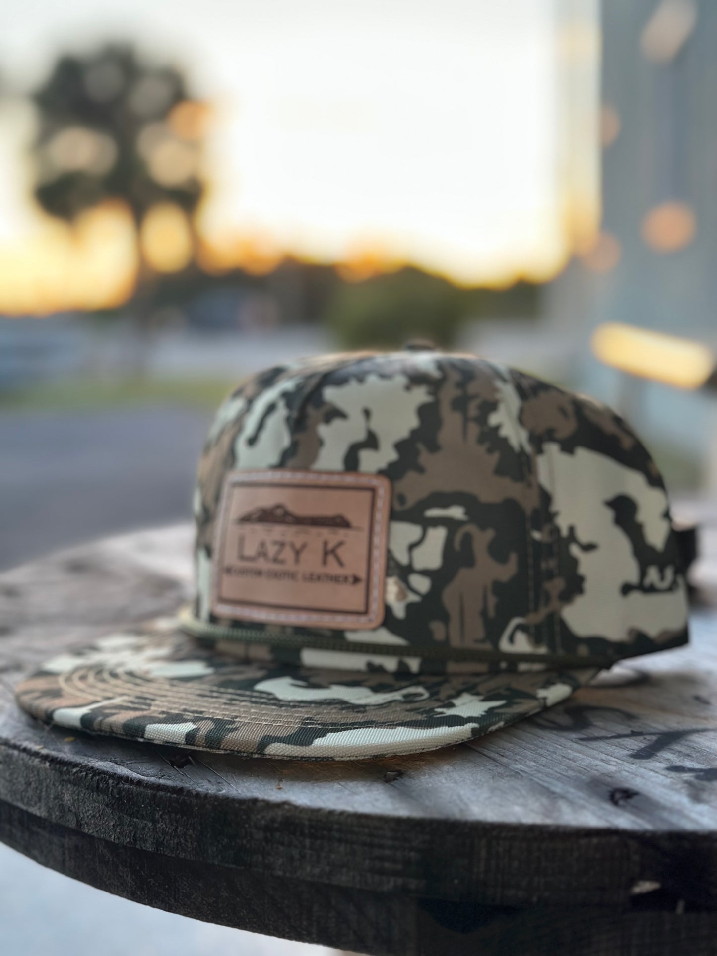 Marsh camo hat (3 logo variations)