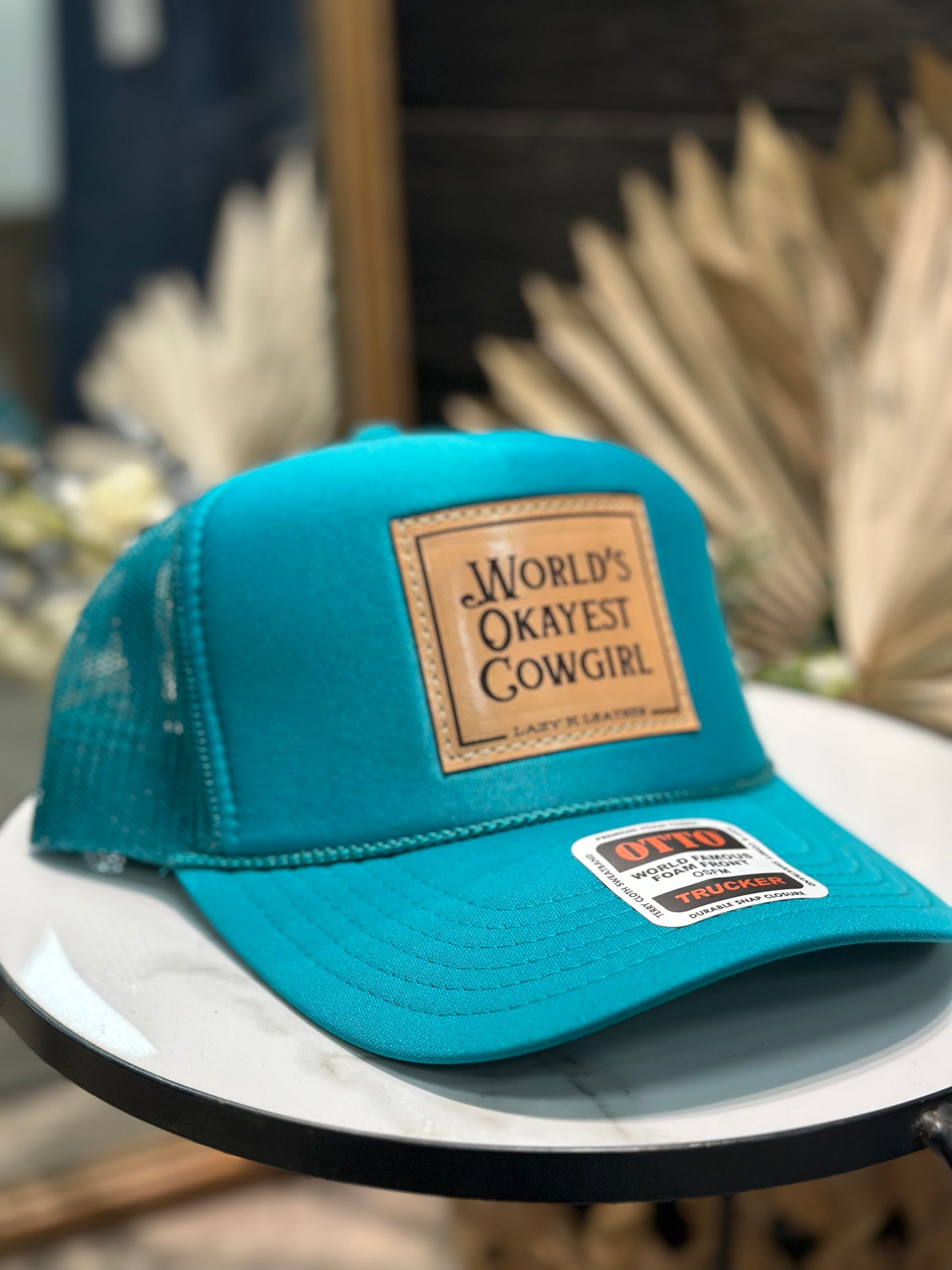 Worlds okayest cowgirl trucker