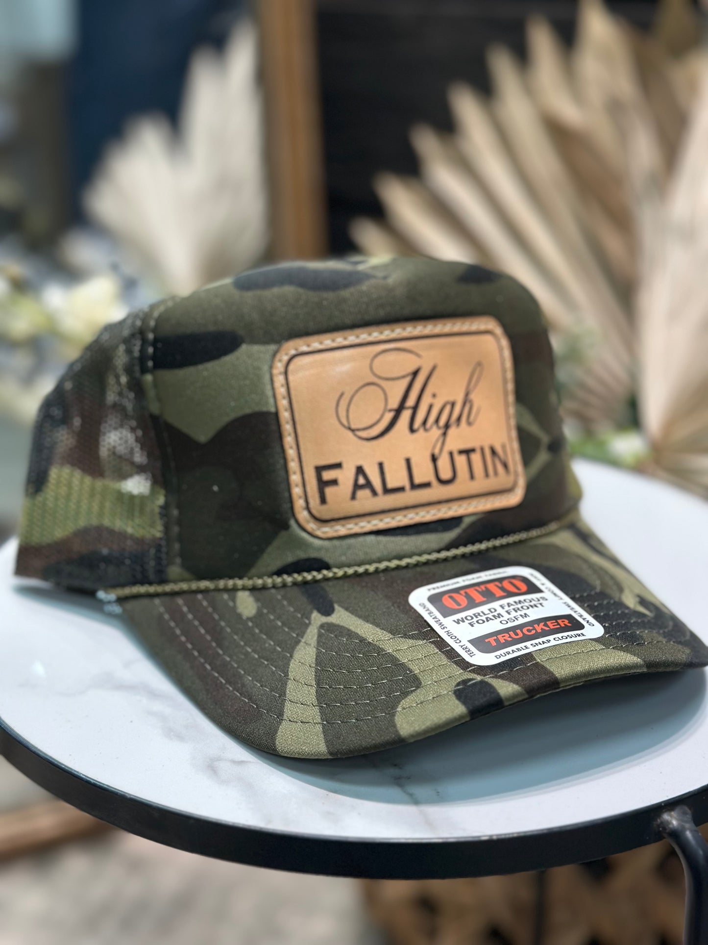 High Fallutin foam trucker