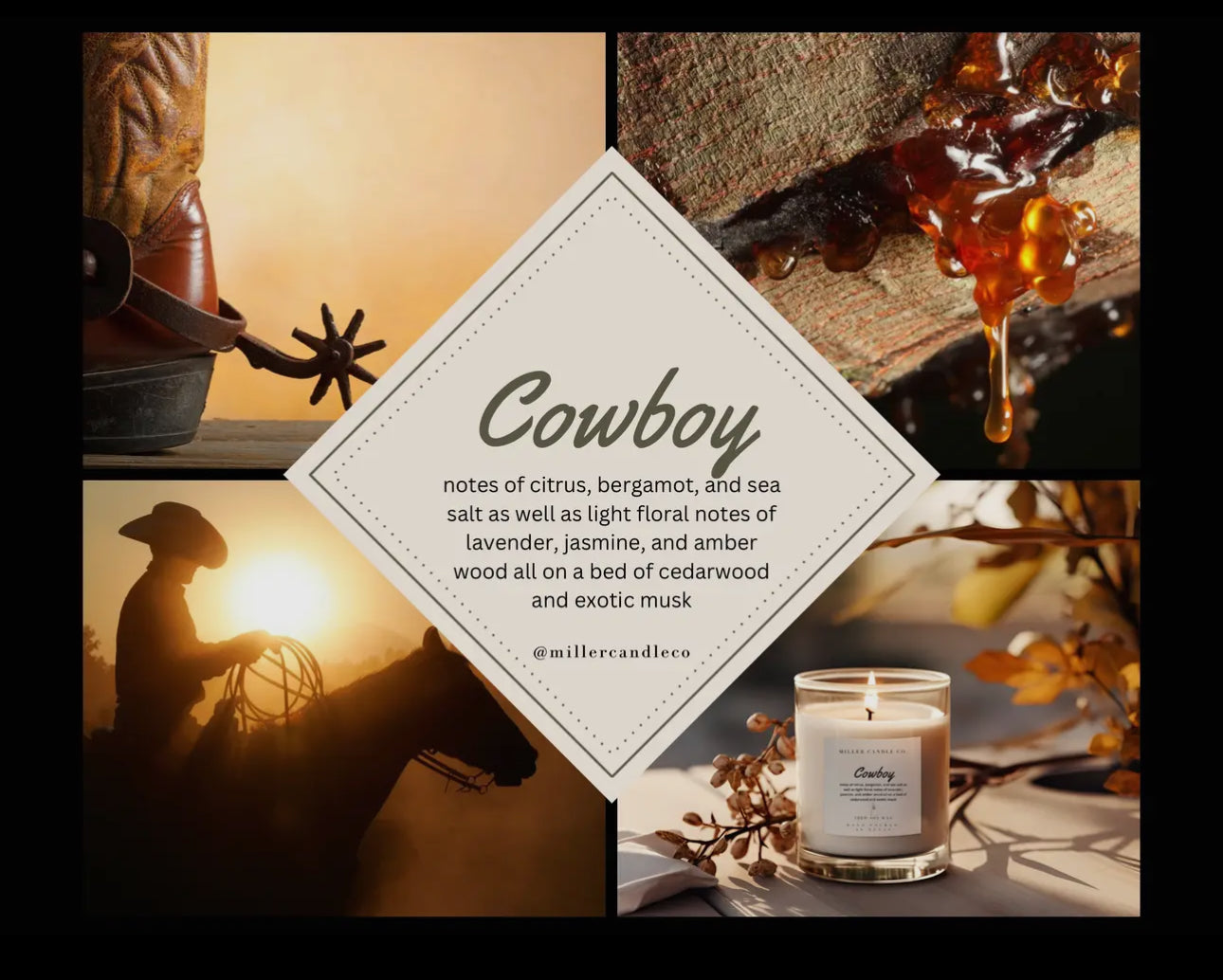 Miller candle co. Soy Candles. Whiskey glass