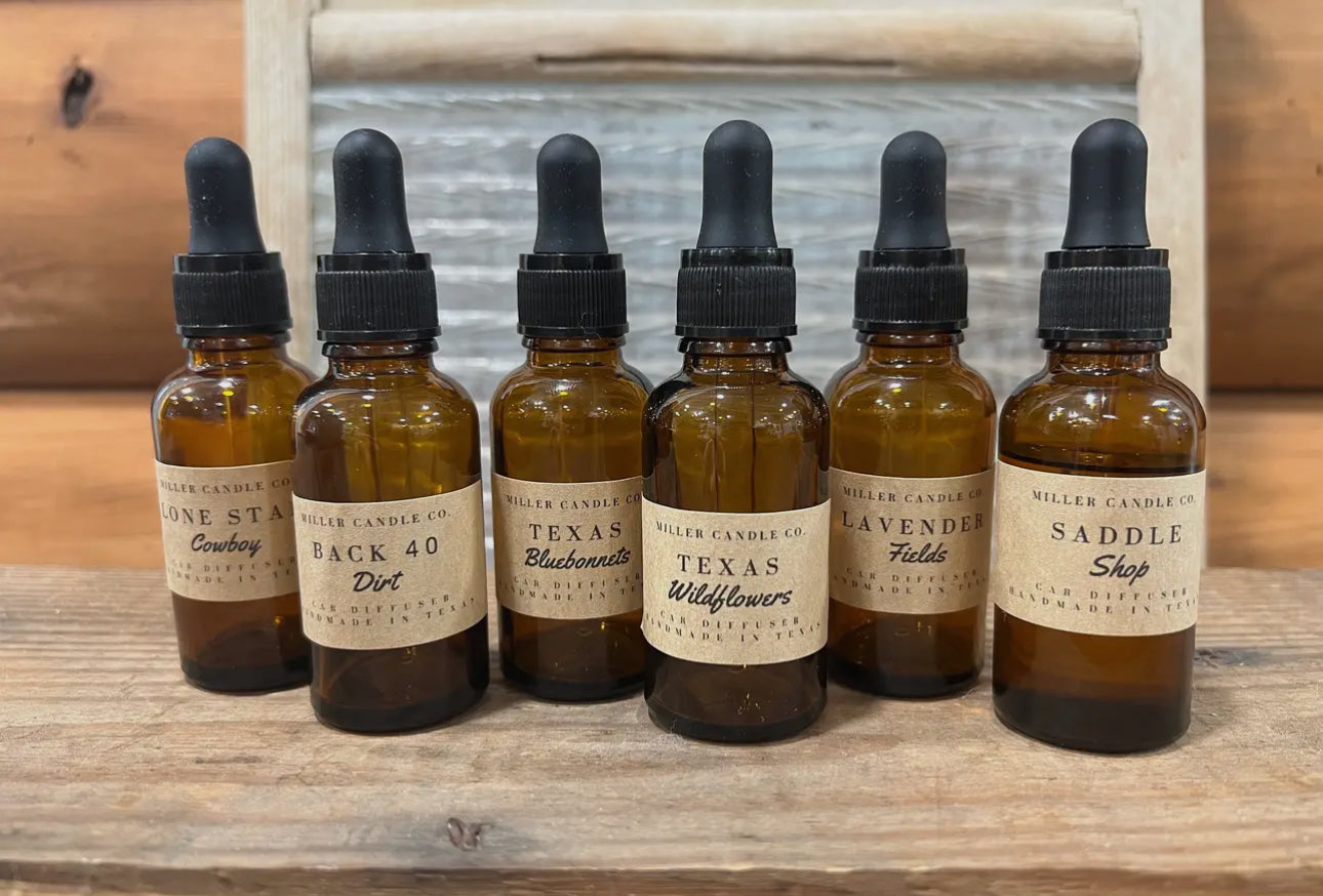 Miller candle co. Car diffuser refills