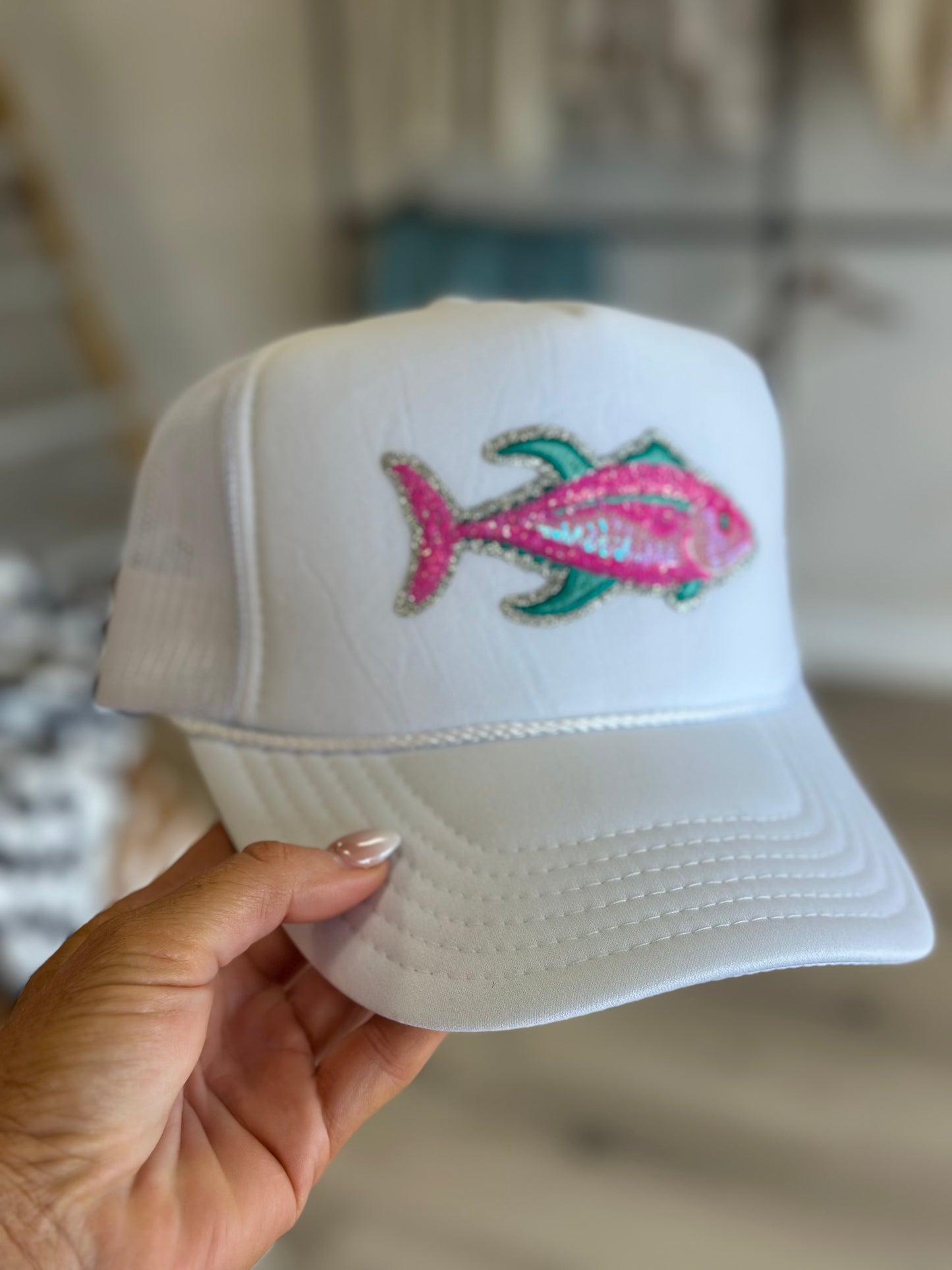 Preppy Tuna sequin patch