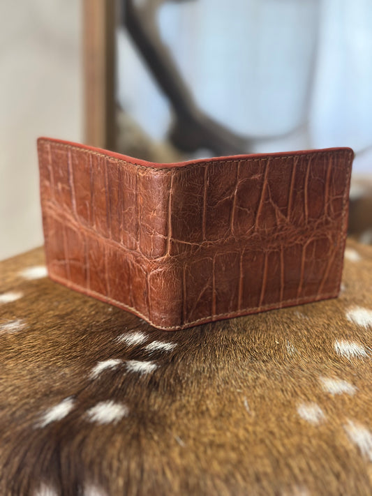 Basic Alligator bifold wallet