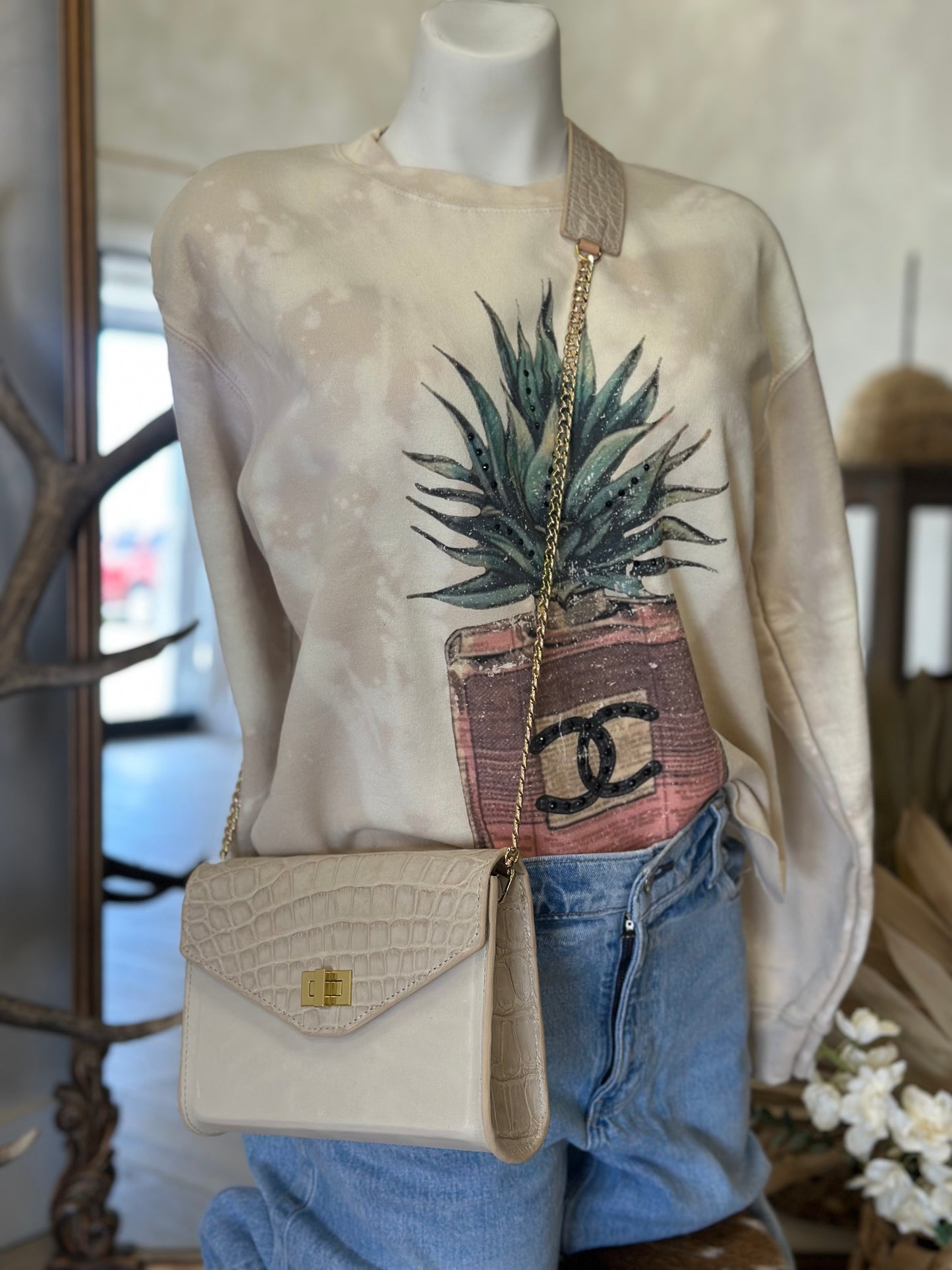 Agave Glitz crewneck