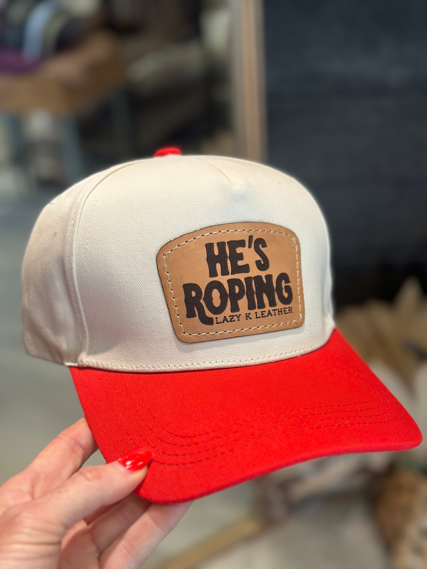 “He’s Roping” cap