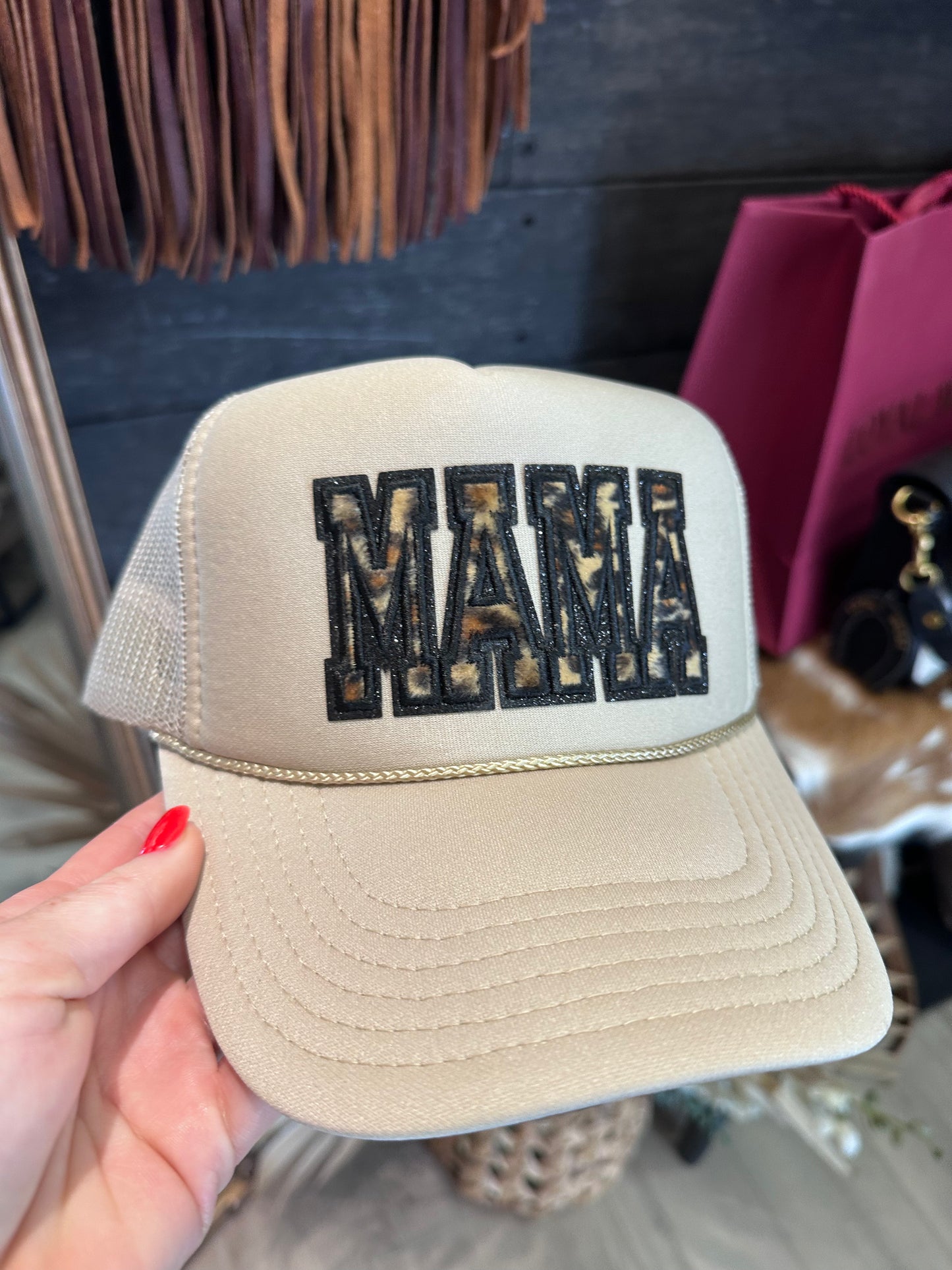 Leopard Mama Hat