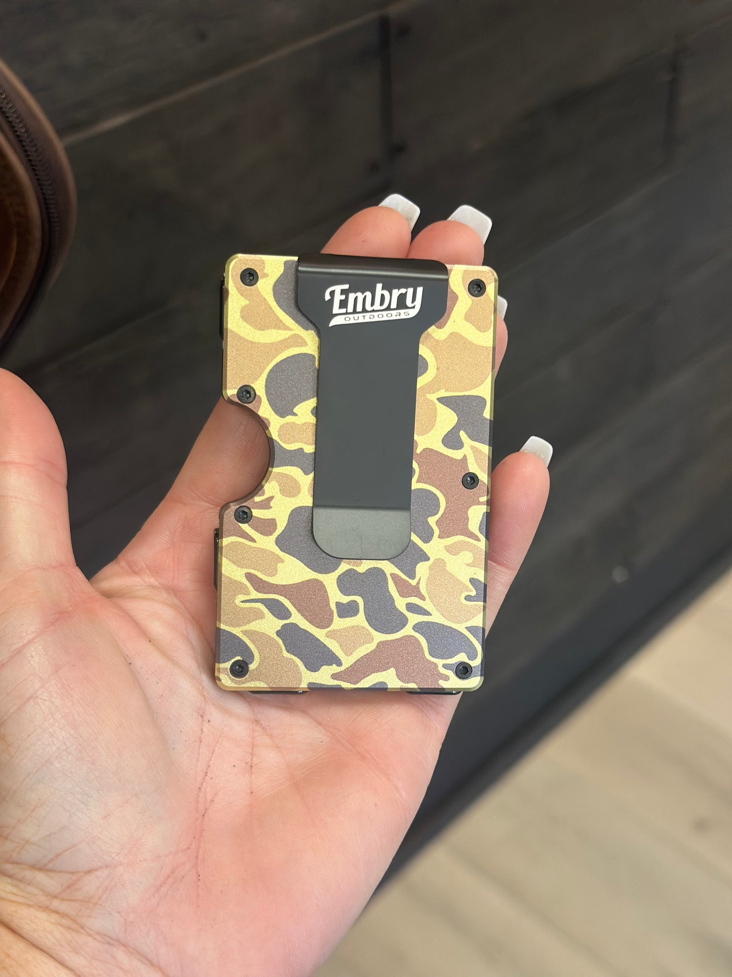 Embry money clip wallet