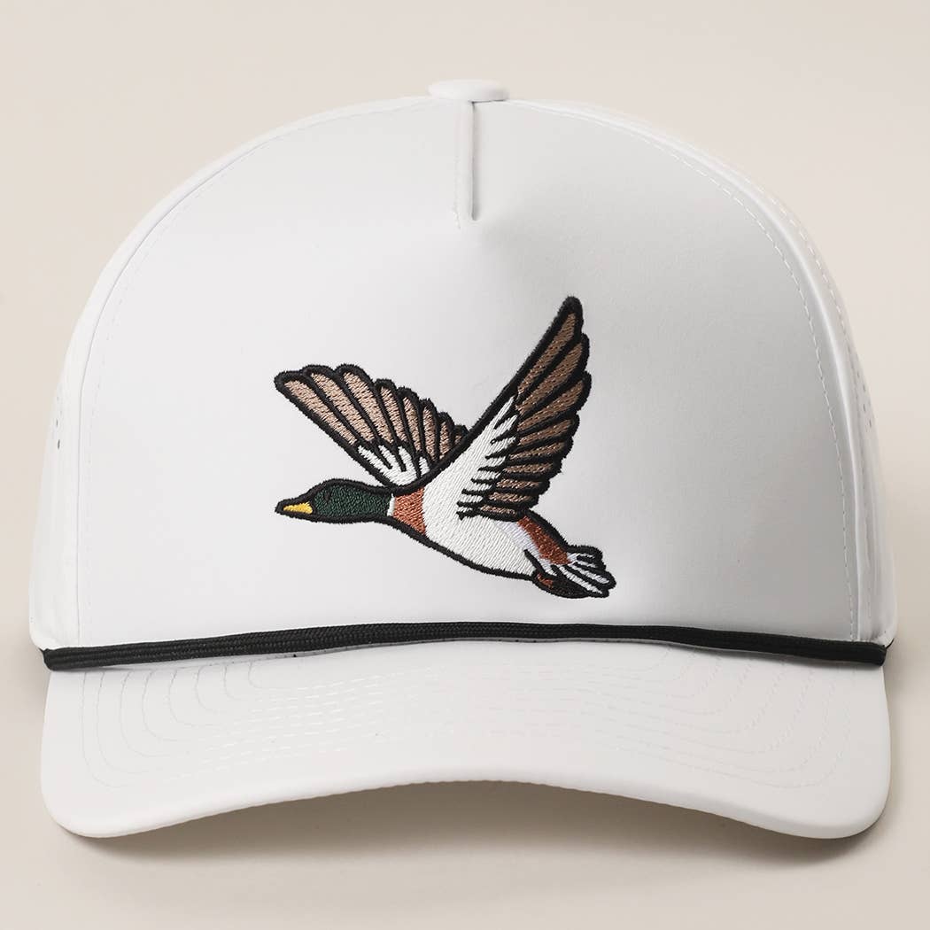 Flying Mallard Embroidered Premium Materials Rope Strap Truc