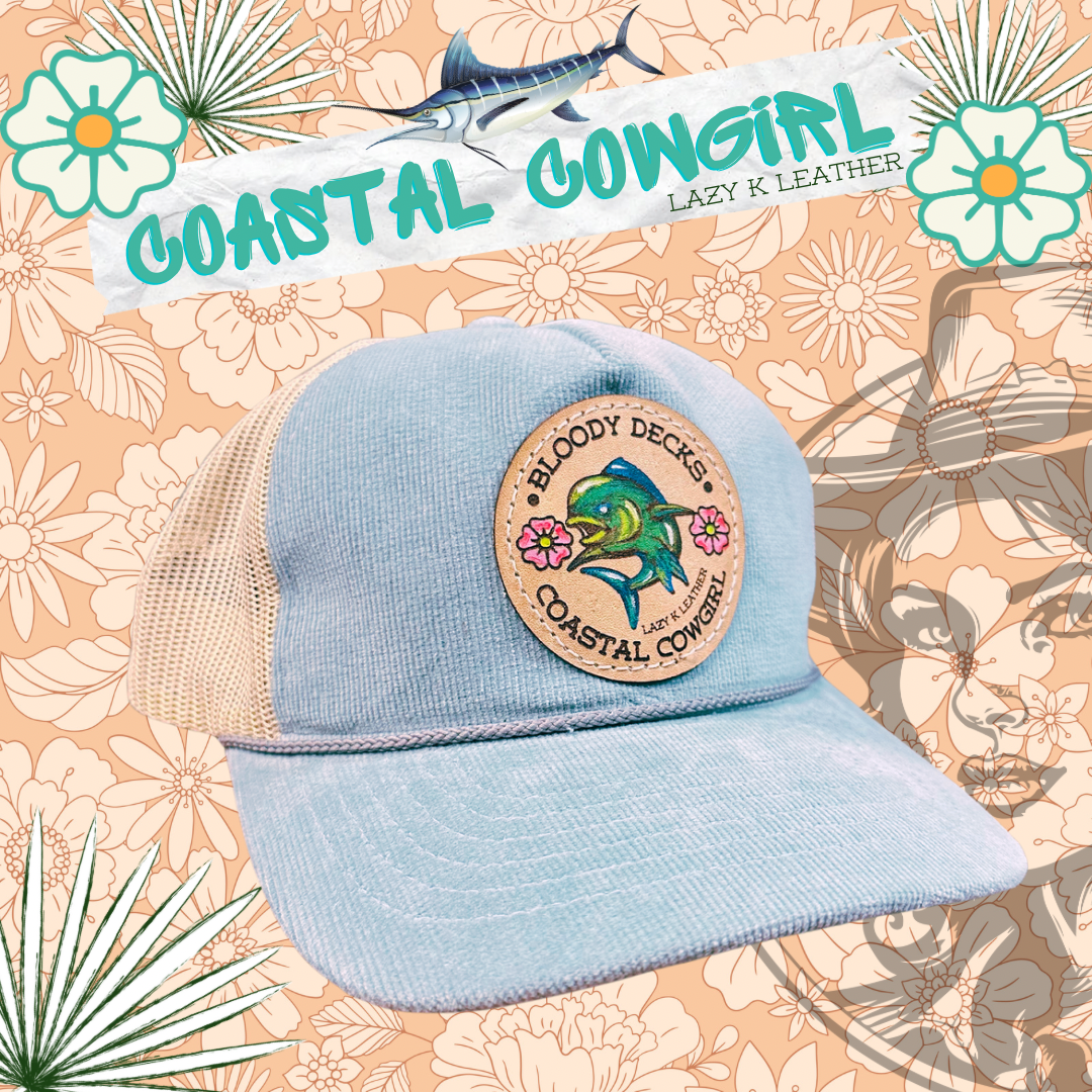 Coastal cowgirl mahi cap