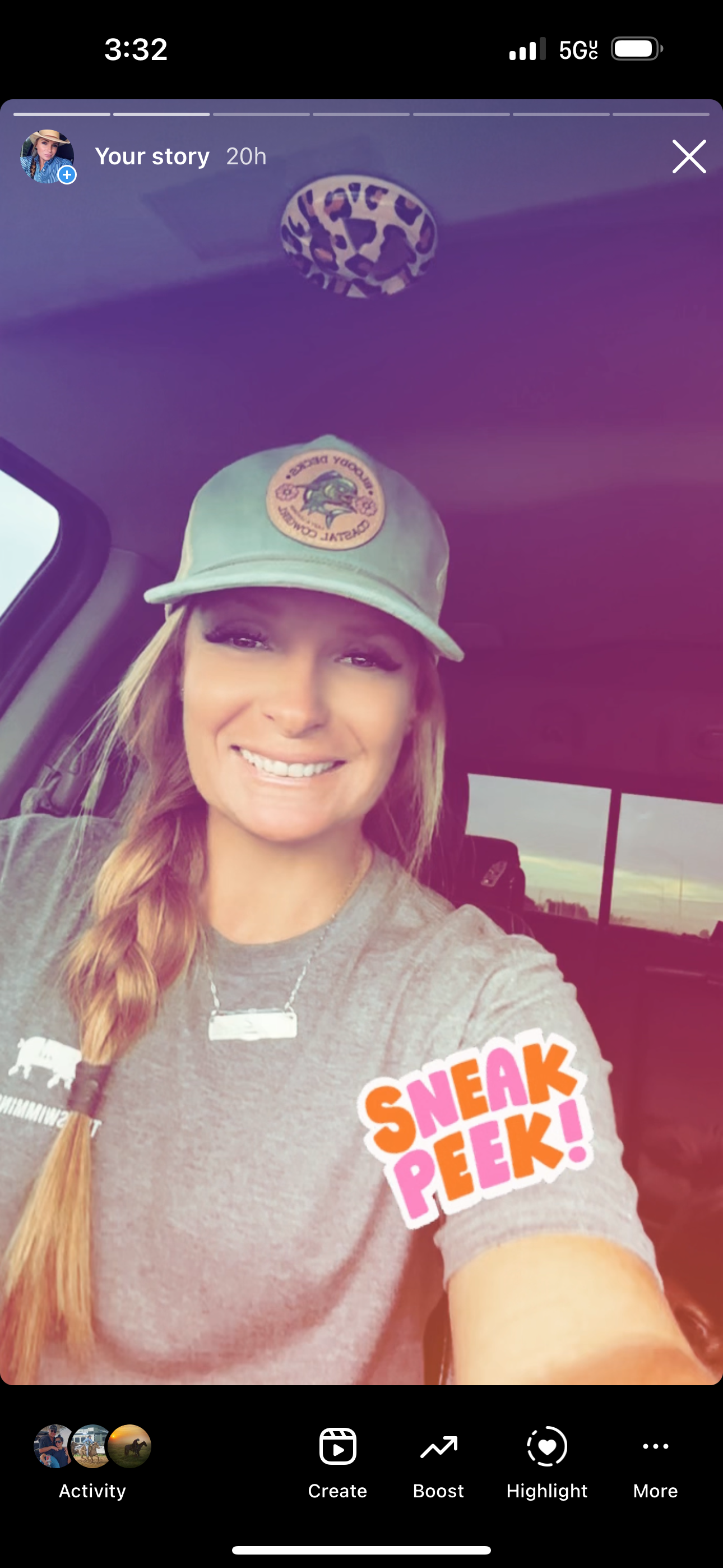 Coastal cowgirl mahi cap