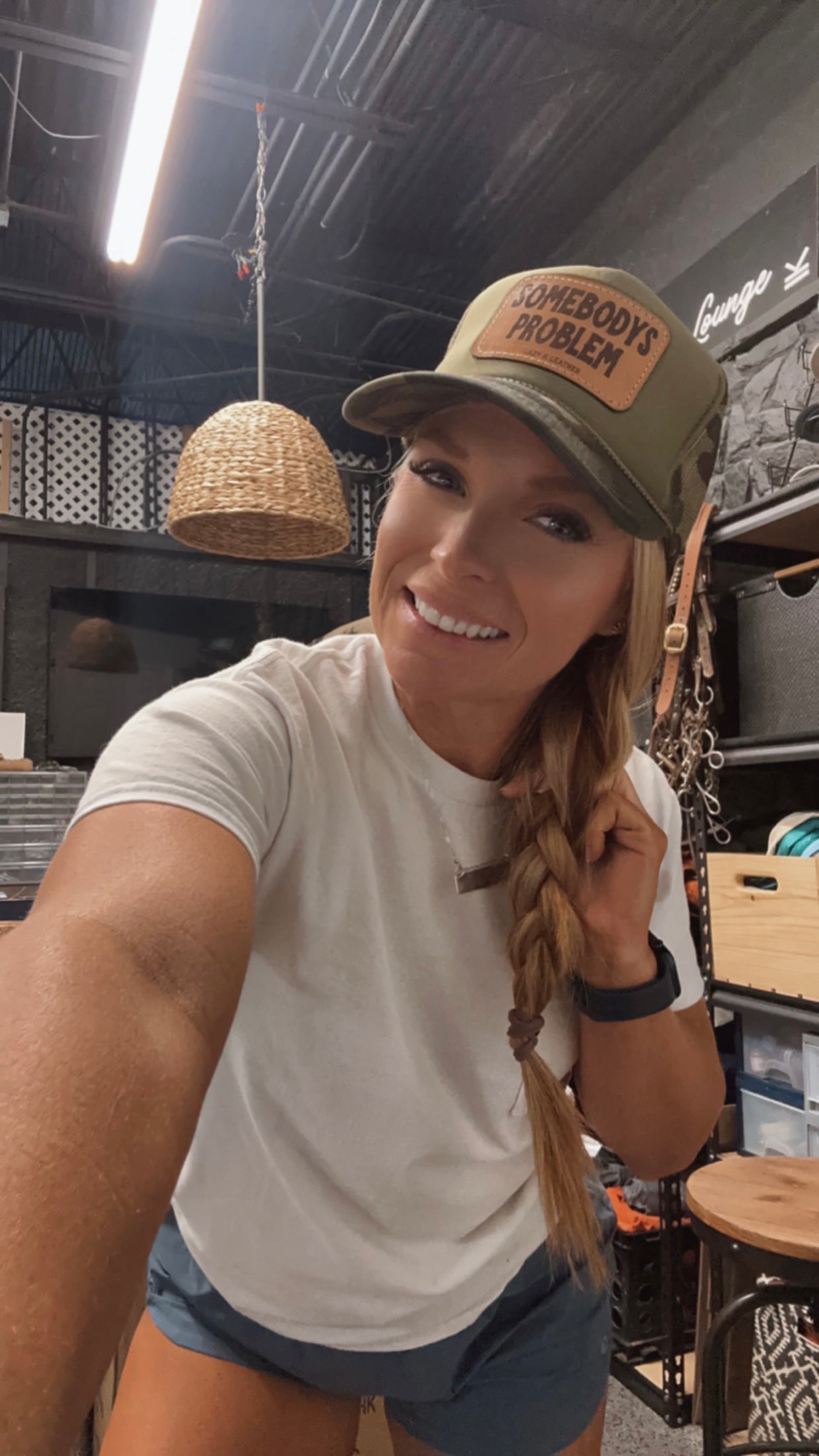 Somebodys problem trucker (plain logo)