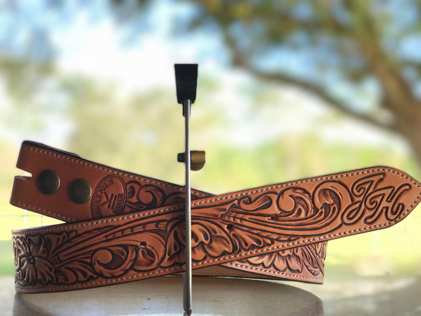 Custom tooled ADULT belt size 26-46