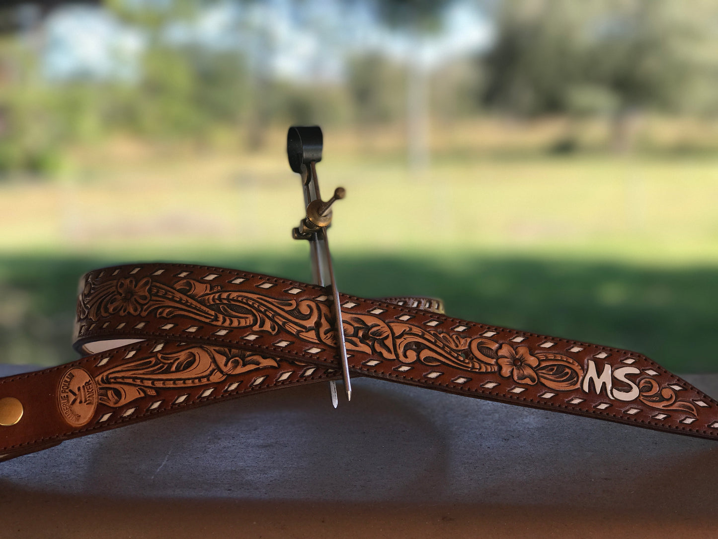 Custom tooled ADULT belt size 26-46