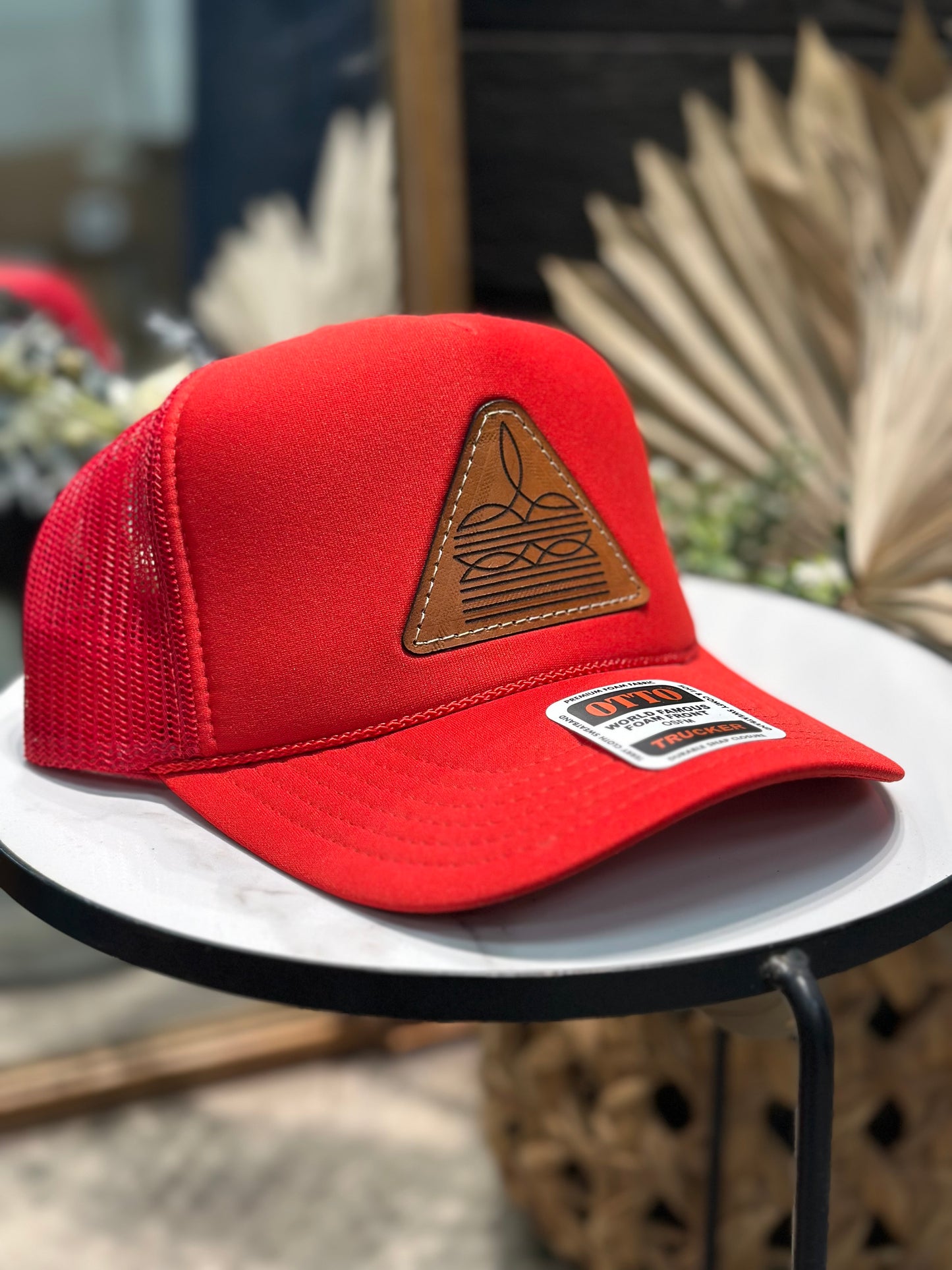 Boot stitch trucker