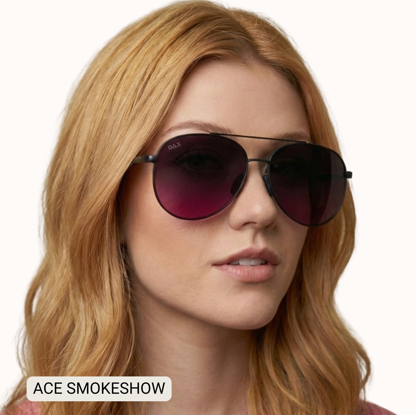 ACE - Unisex Aviator Sunglasses – Polarized Hair-Friendly
