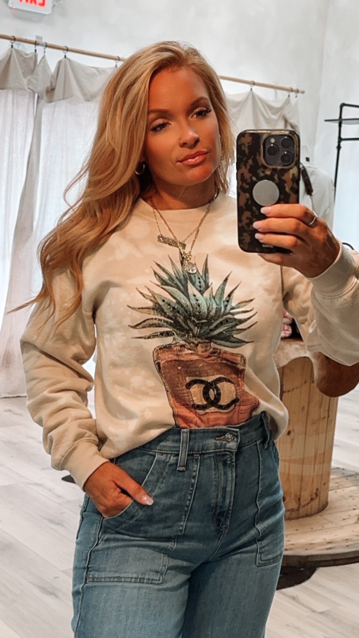 Agave Glitz crewneck