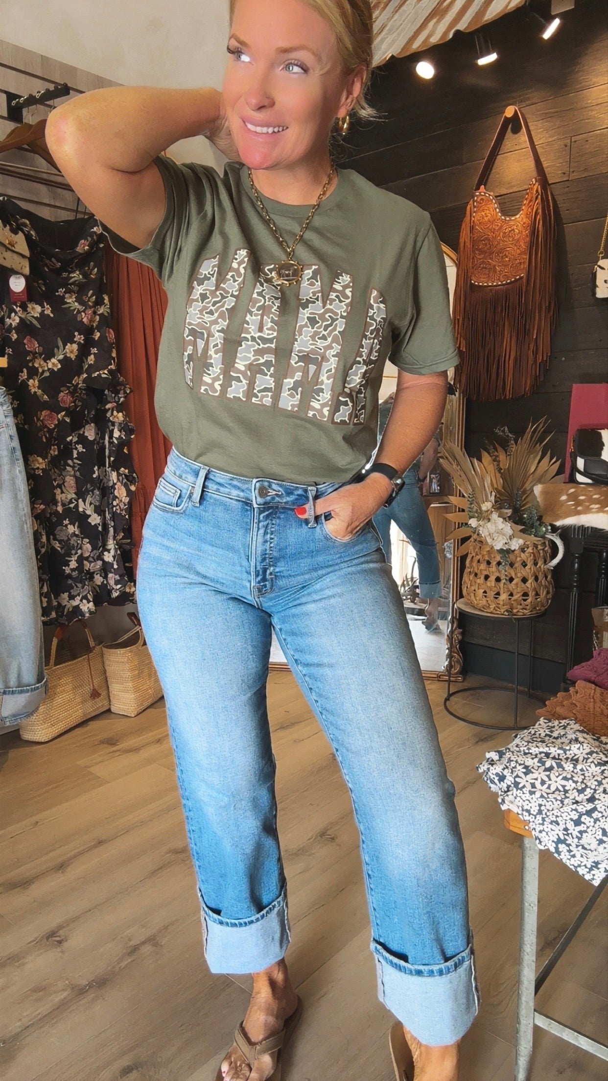 Camo Mama Short Sleeve Tee