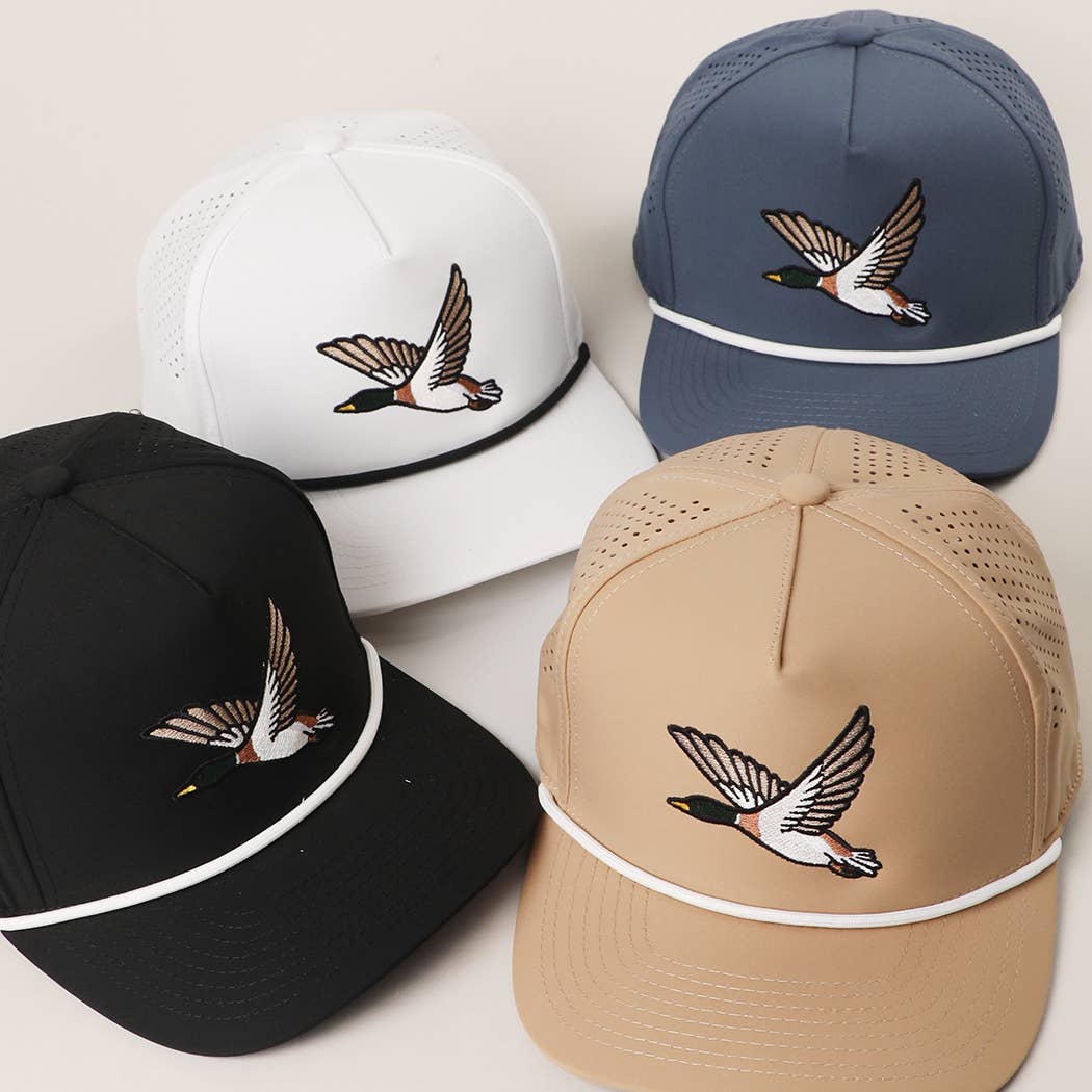 Flying Mallard Embroidered Premium Materials Rope Strap Truc