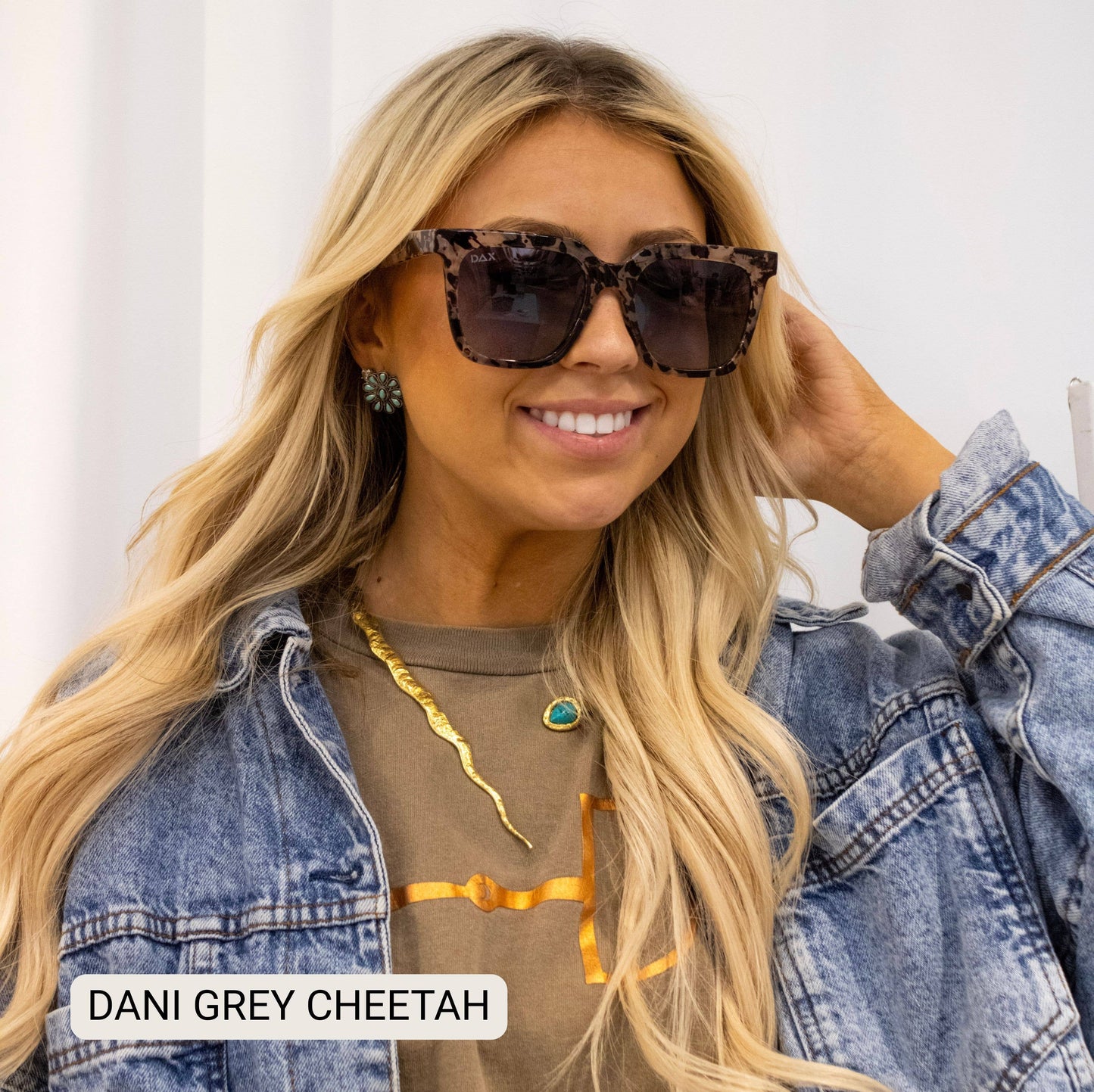 Dani- Women’s Square Sunglasses – Oversized and polarized