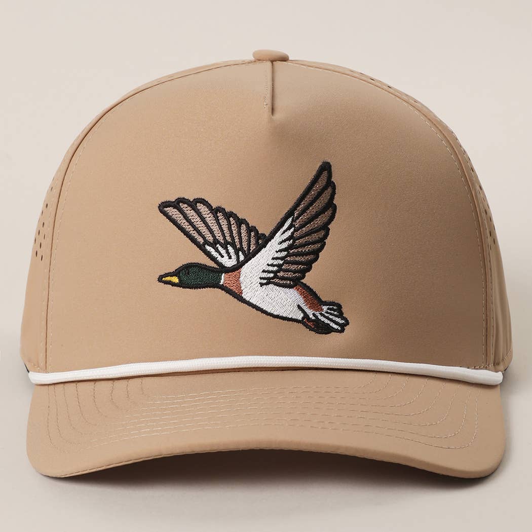 Flying Mallard Embroidered Premium Materials Rope Strap Truc