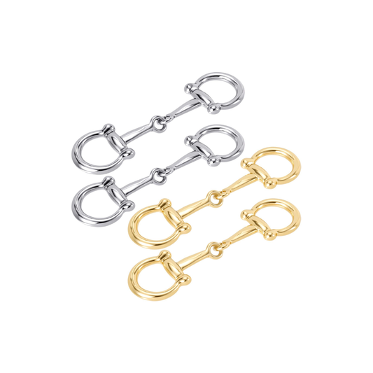 Horse Bit Scarf Ring Connector