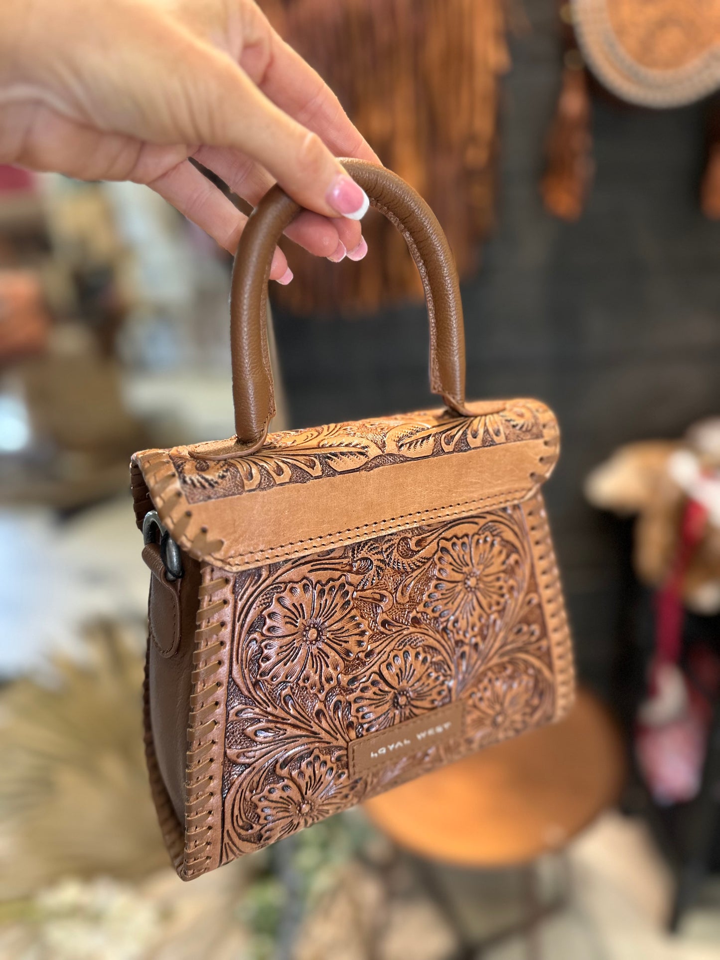 LW Mrs Dolly mini - saddle tan