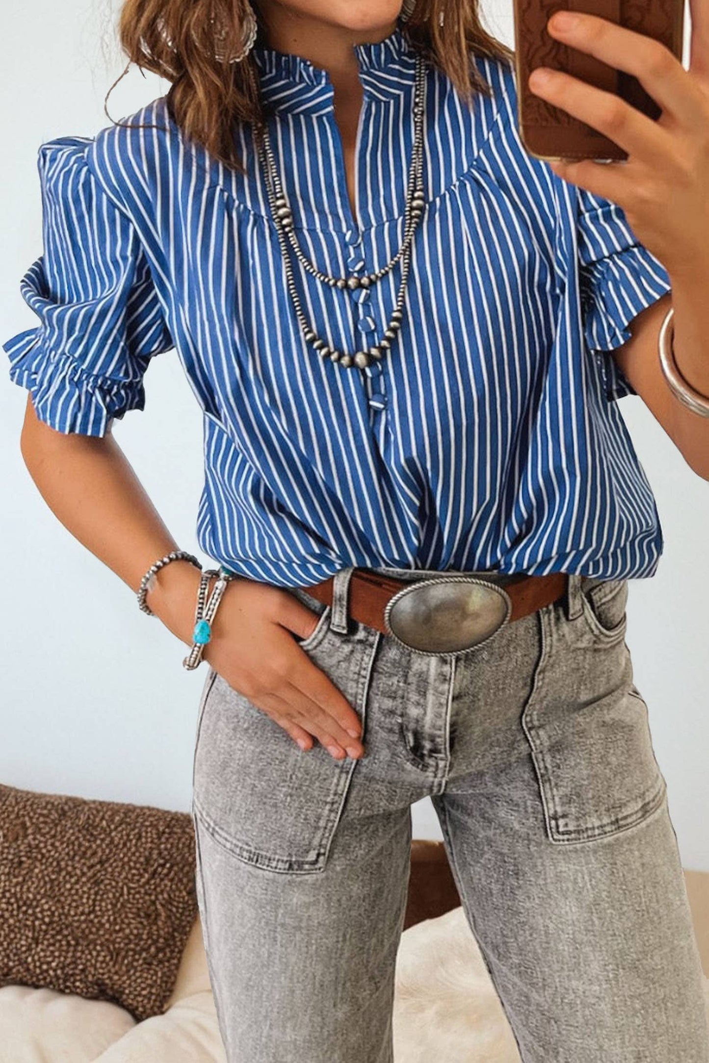 The Stockyard Stripe Blouse