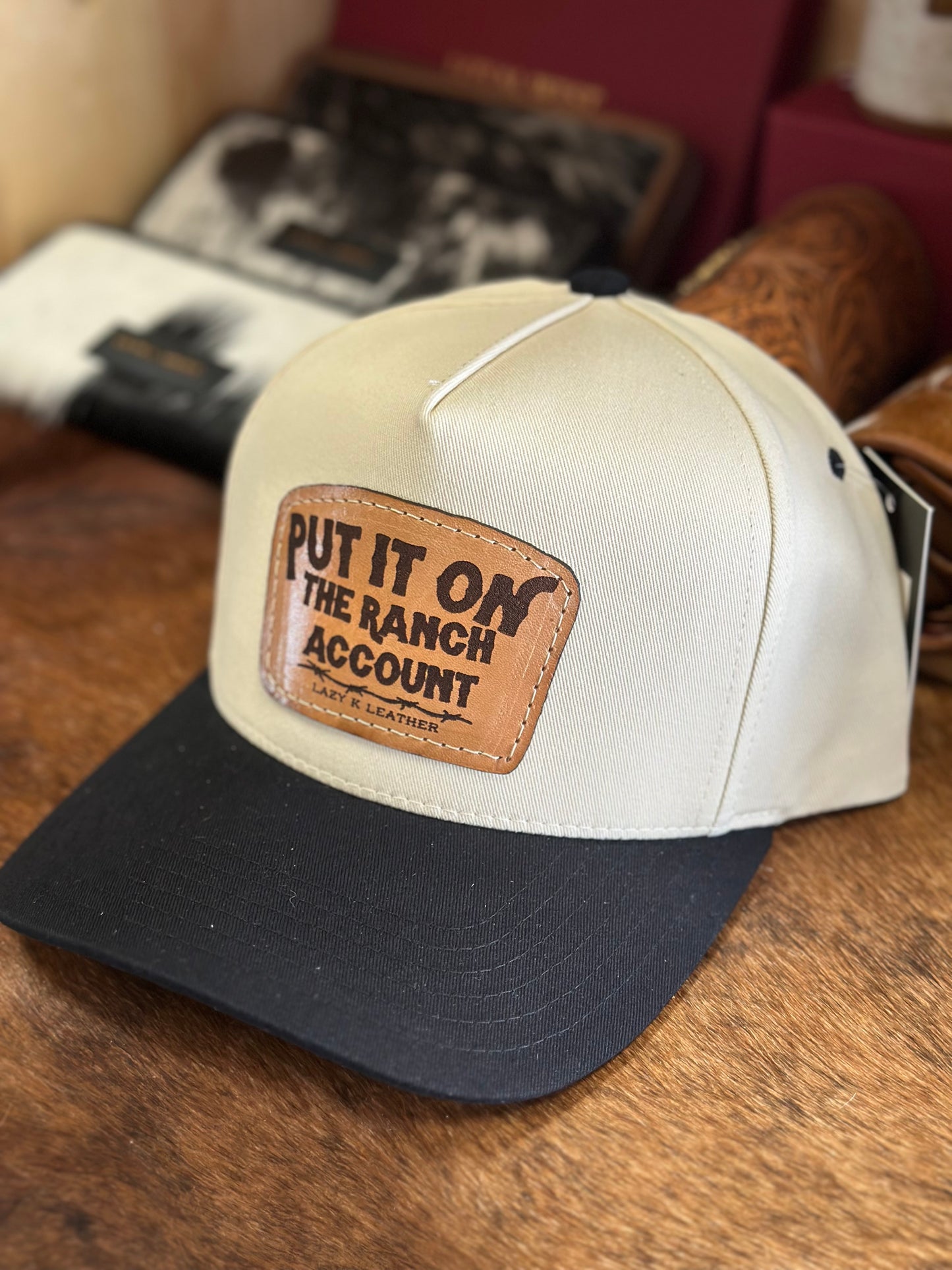 “Put it on the ranch account” caps