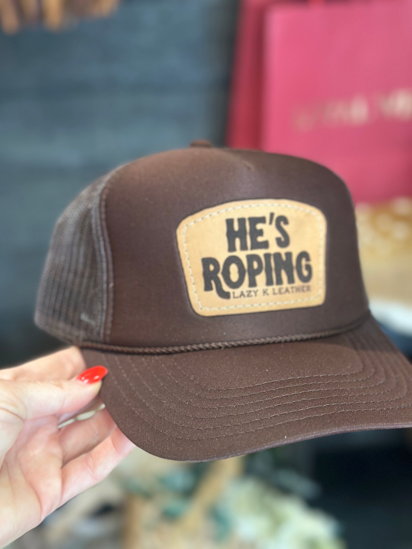 “He’s Roping” cap