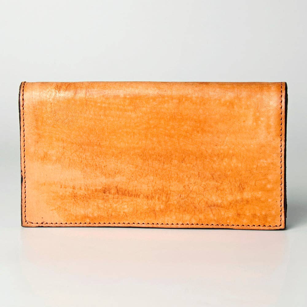 Catalina Floral Hand-Tooled Wallet