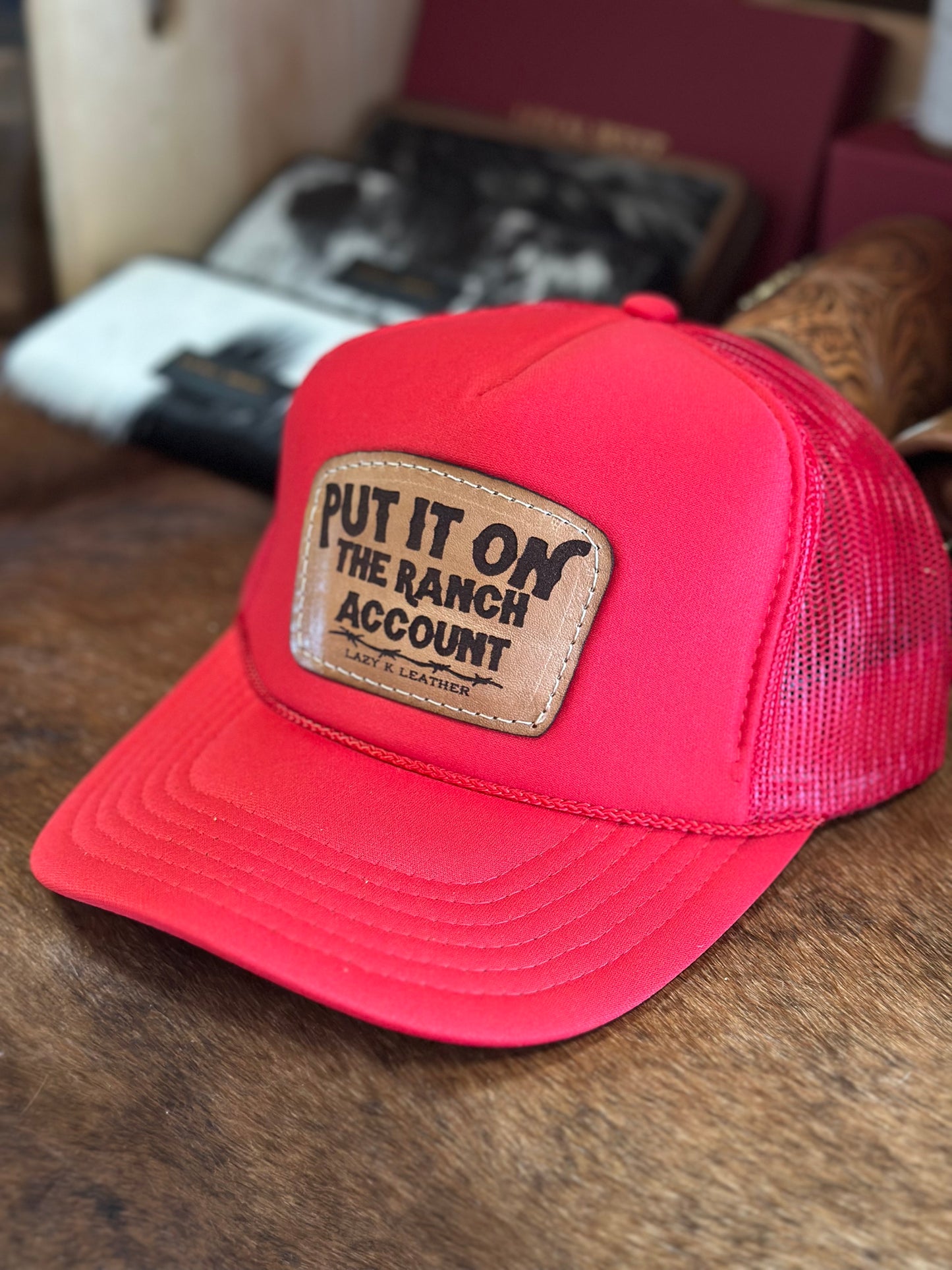 “Put it on the ranch account” caps