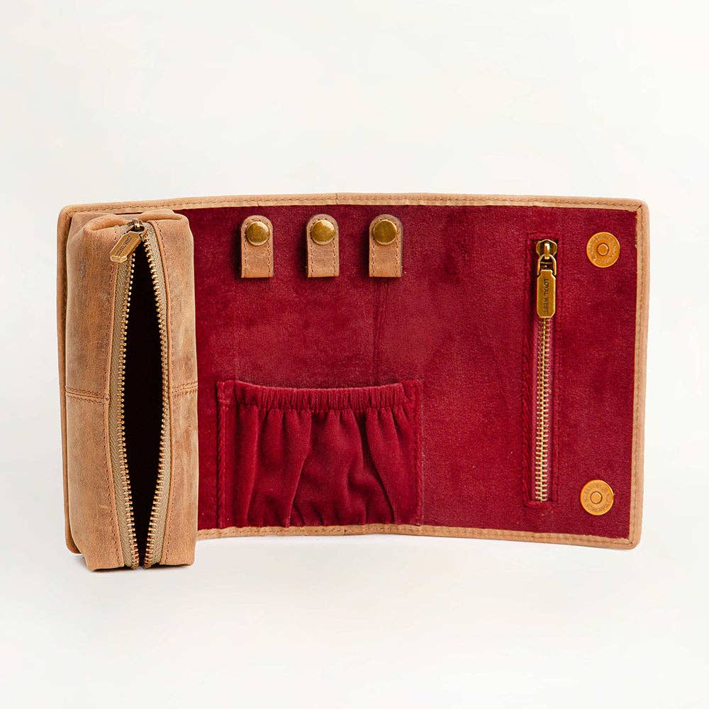 Loyal West Canyon Jewelry Case Handtooled Leather