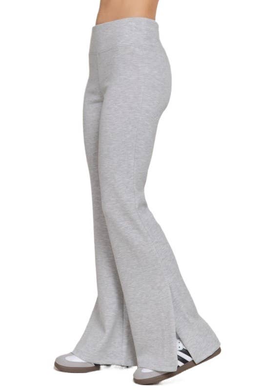 Flare Bottom/Slit Scuba Pant