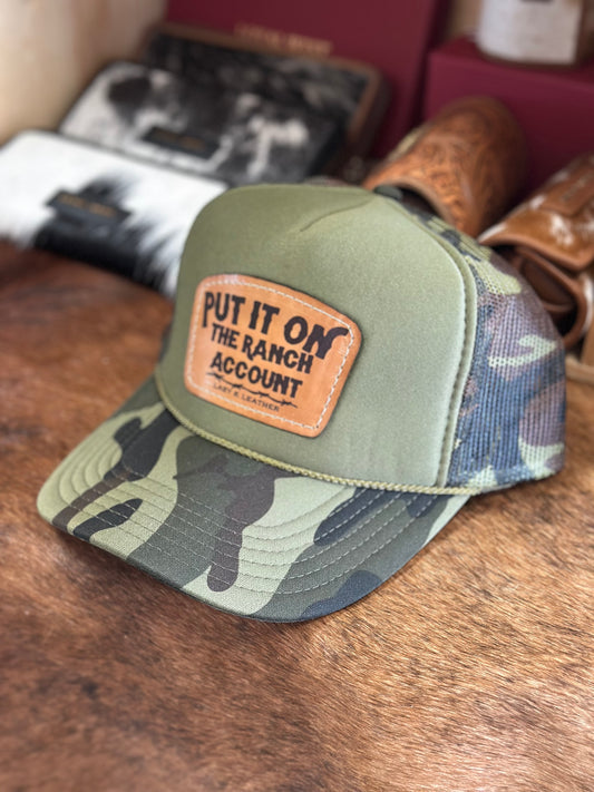 “Put it on the ranch account” caps
