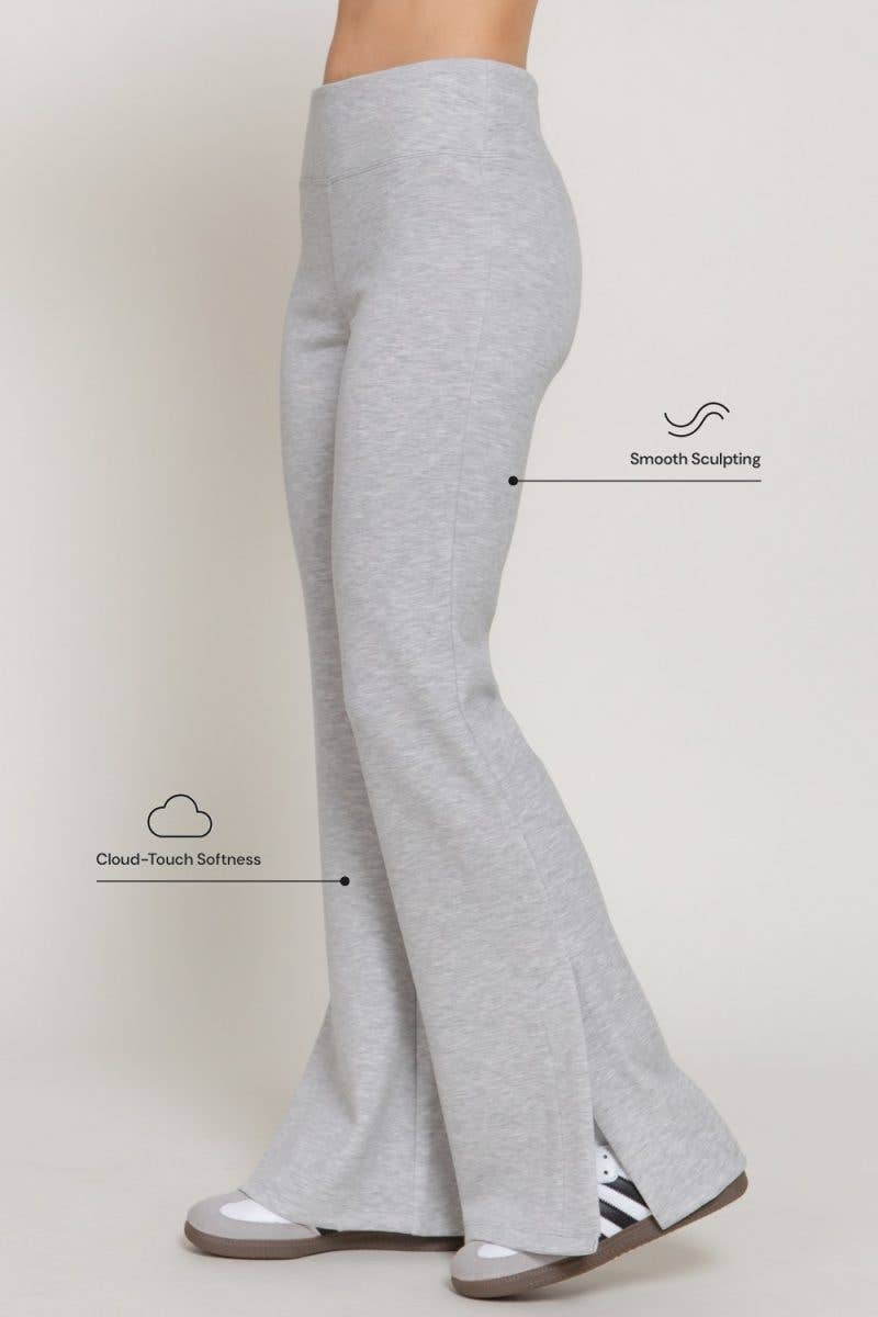 Flare Bottom/Slit Scuba Pant