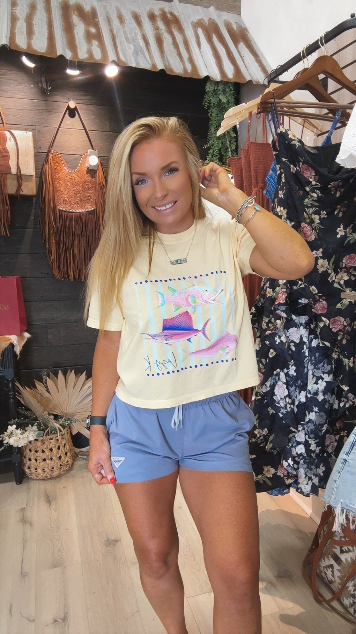 “East Coast Preppy”boxy crop