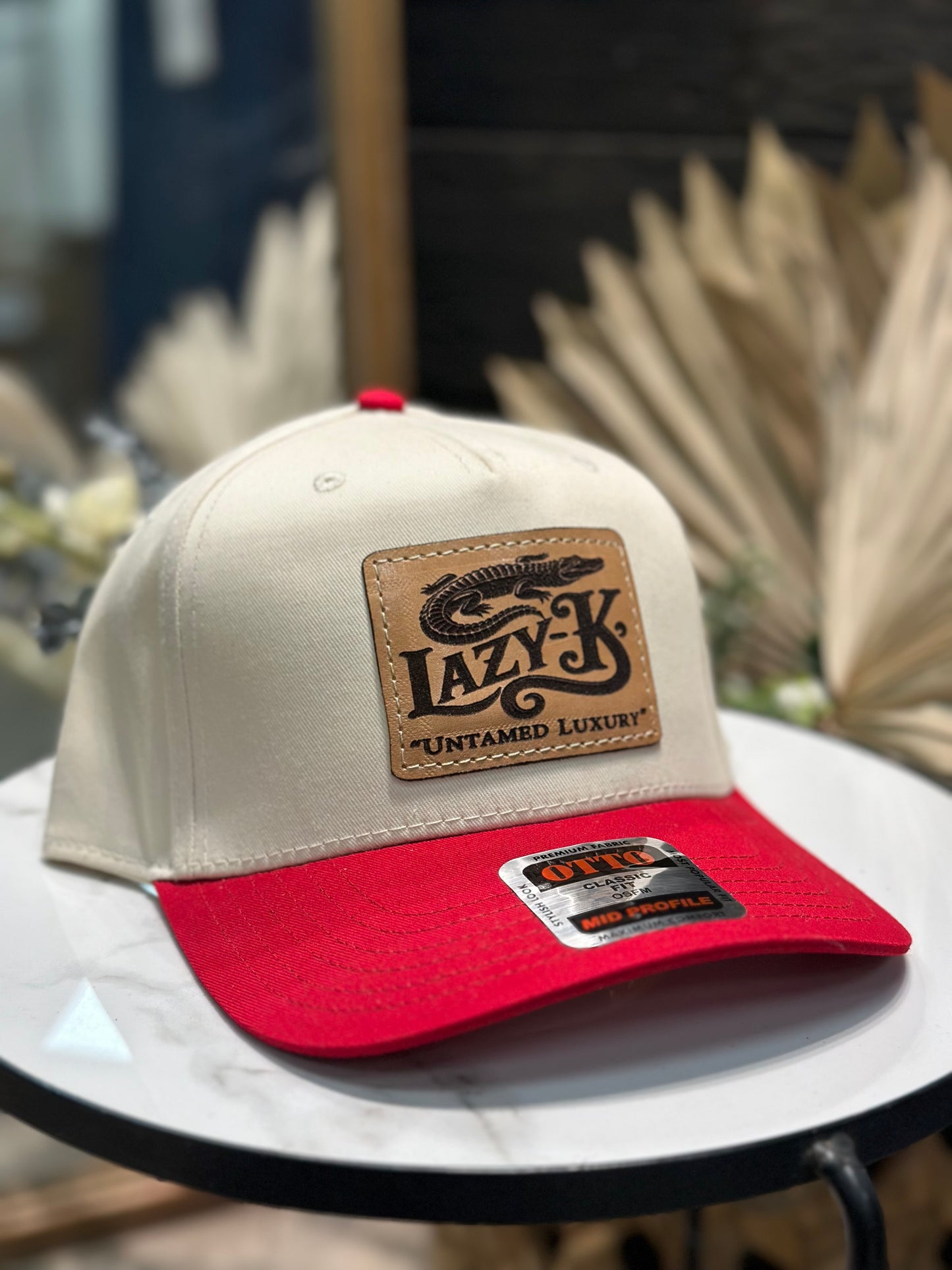 Cotton canvas Lazy K logo hat
