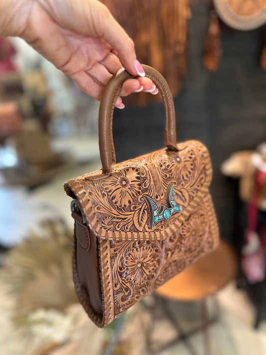 LW Mrs Dolly mini - saddle tan