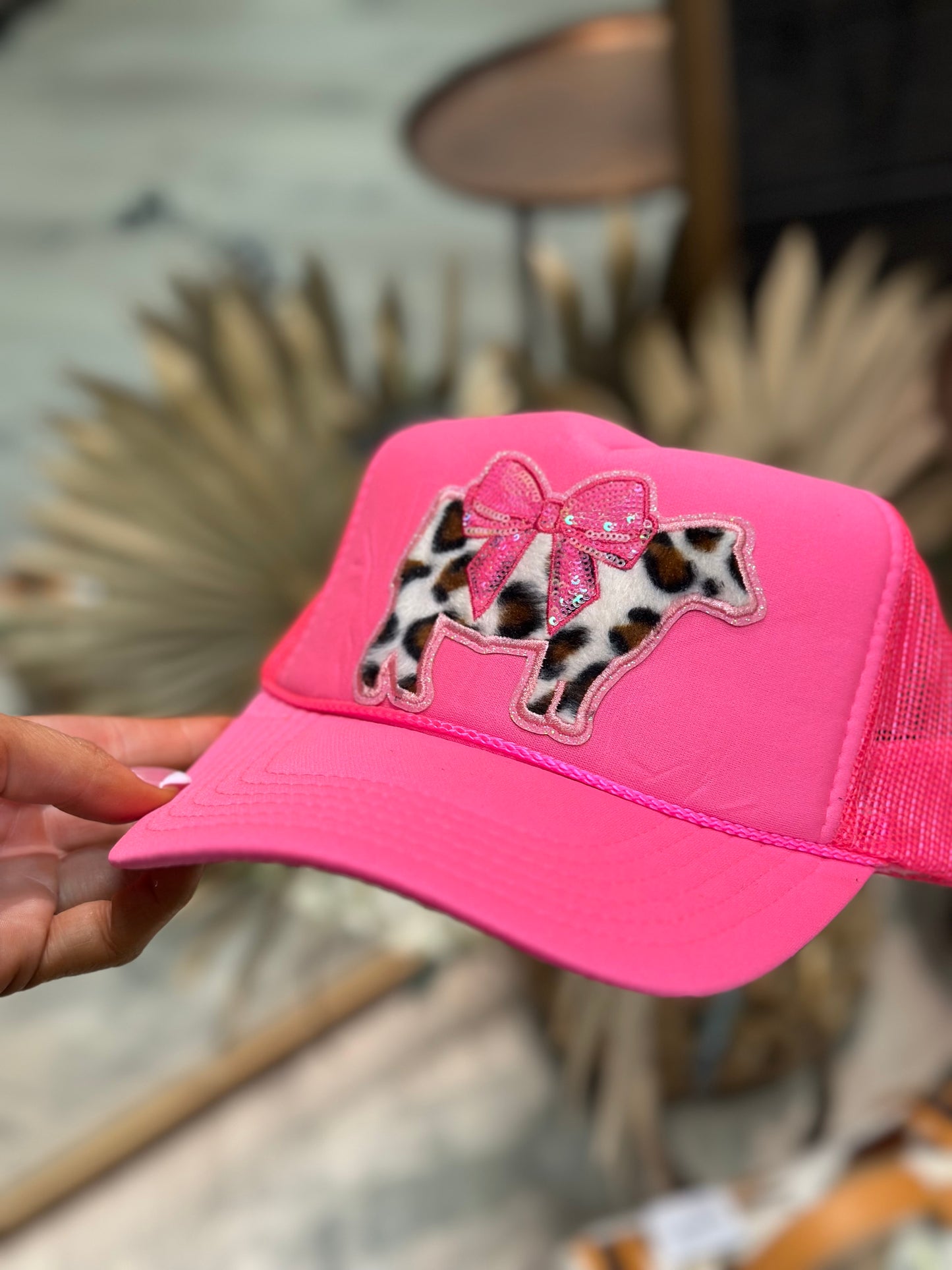 Sassy steer foam trucker cap