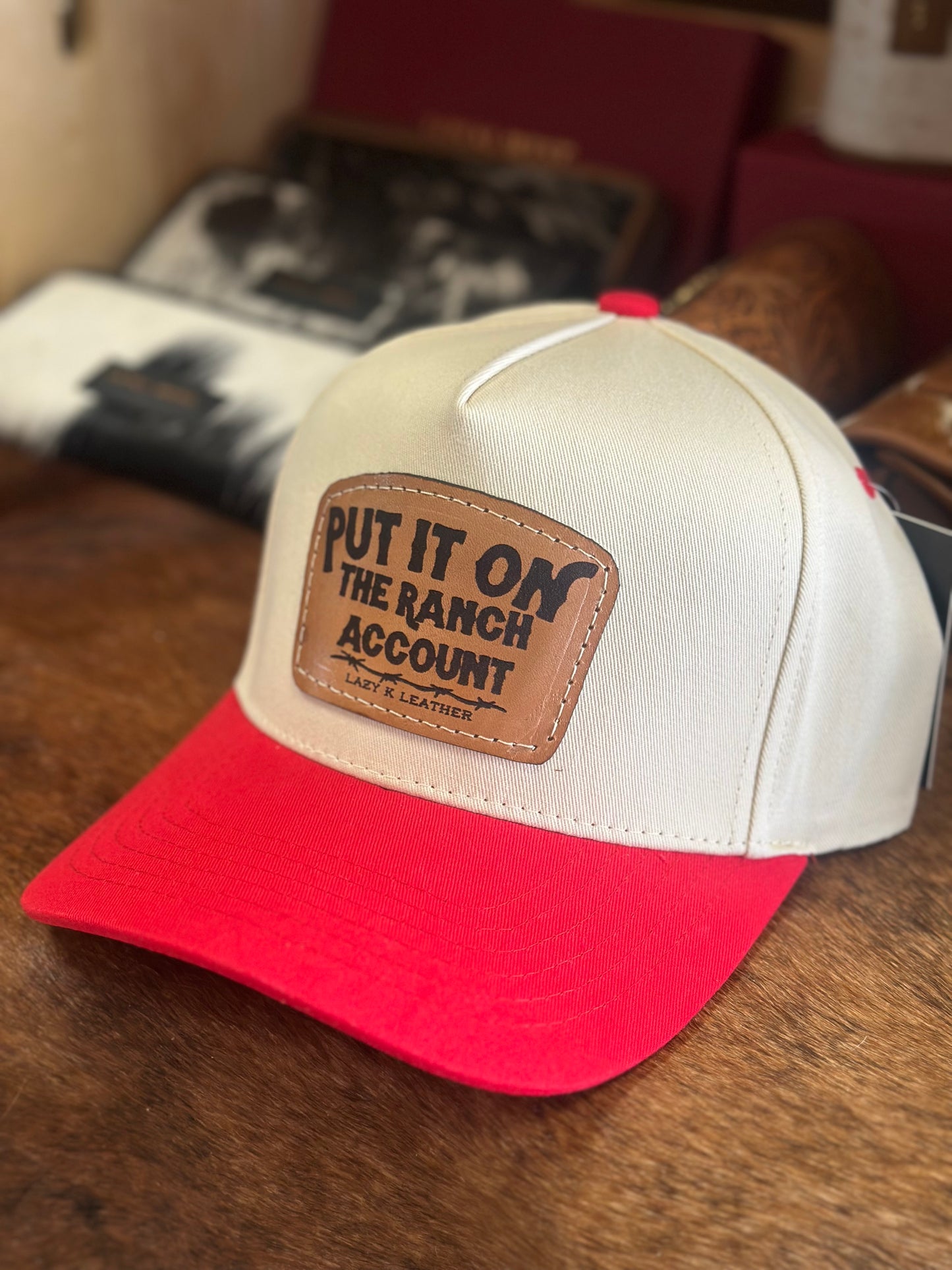 “Put it on the ranch account” caps