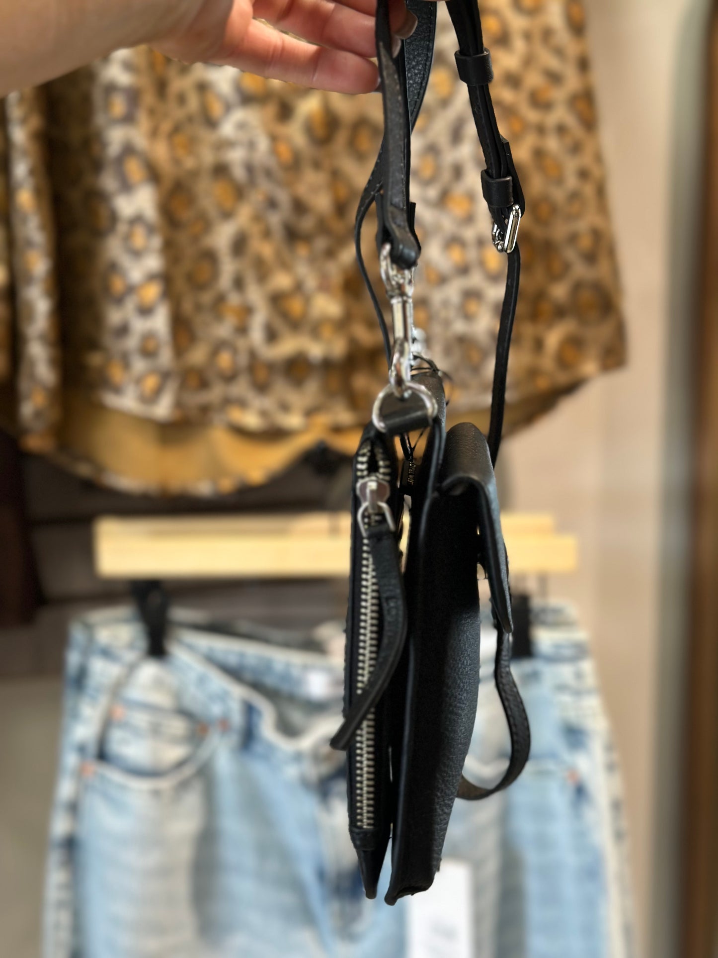 Lil shorty crossbody- calf leather