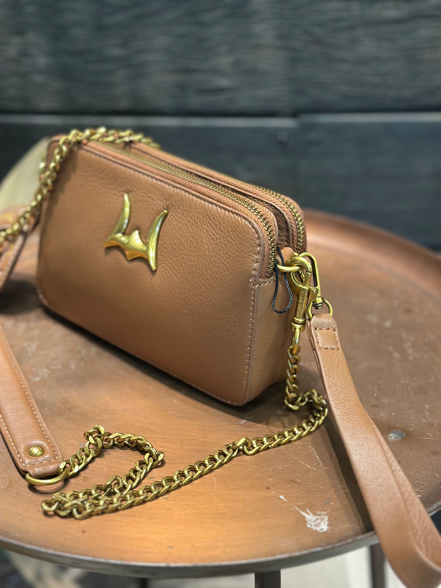 LW Mini Pony- slick tan leather