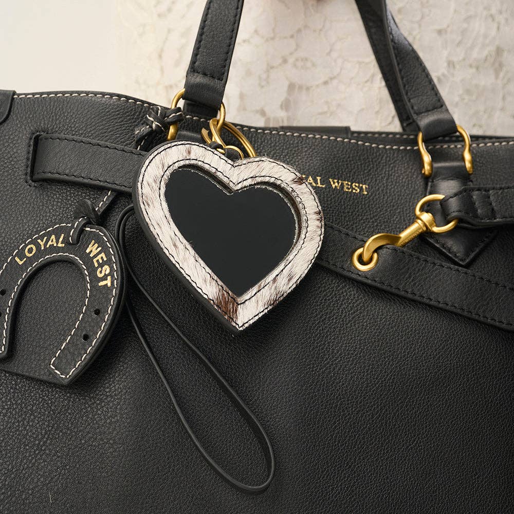 LW Tote Bag In Calfskin - Black
