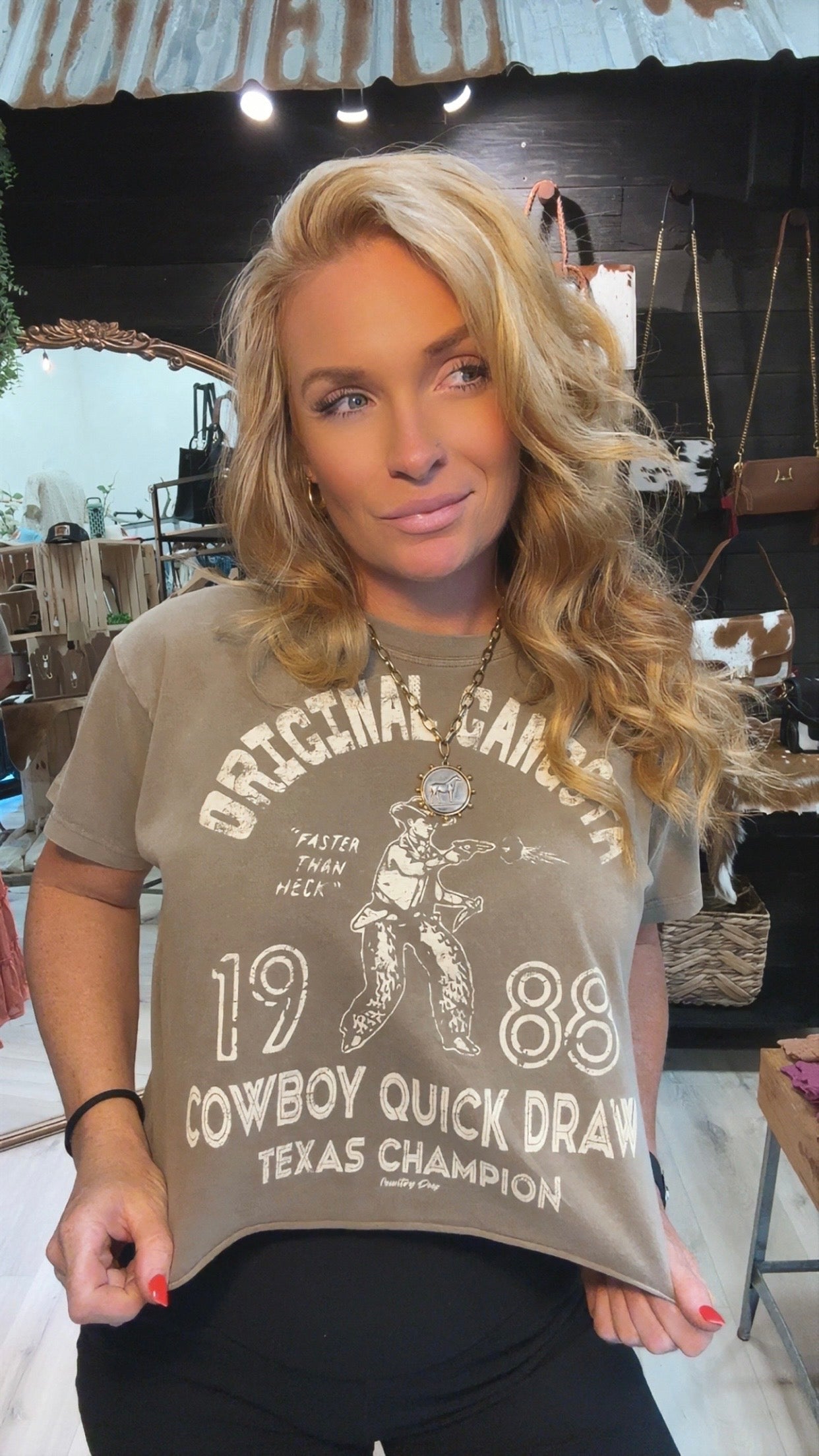 Original Gangsta Relaxed Crop T-shirt