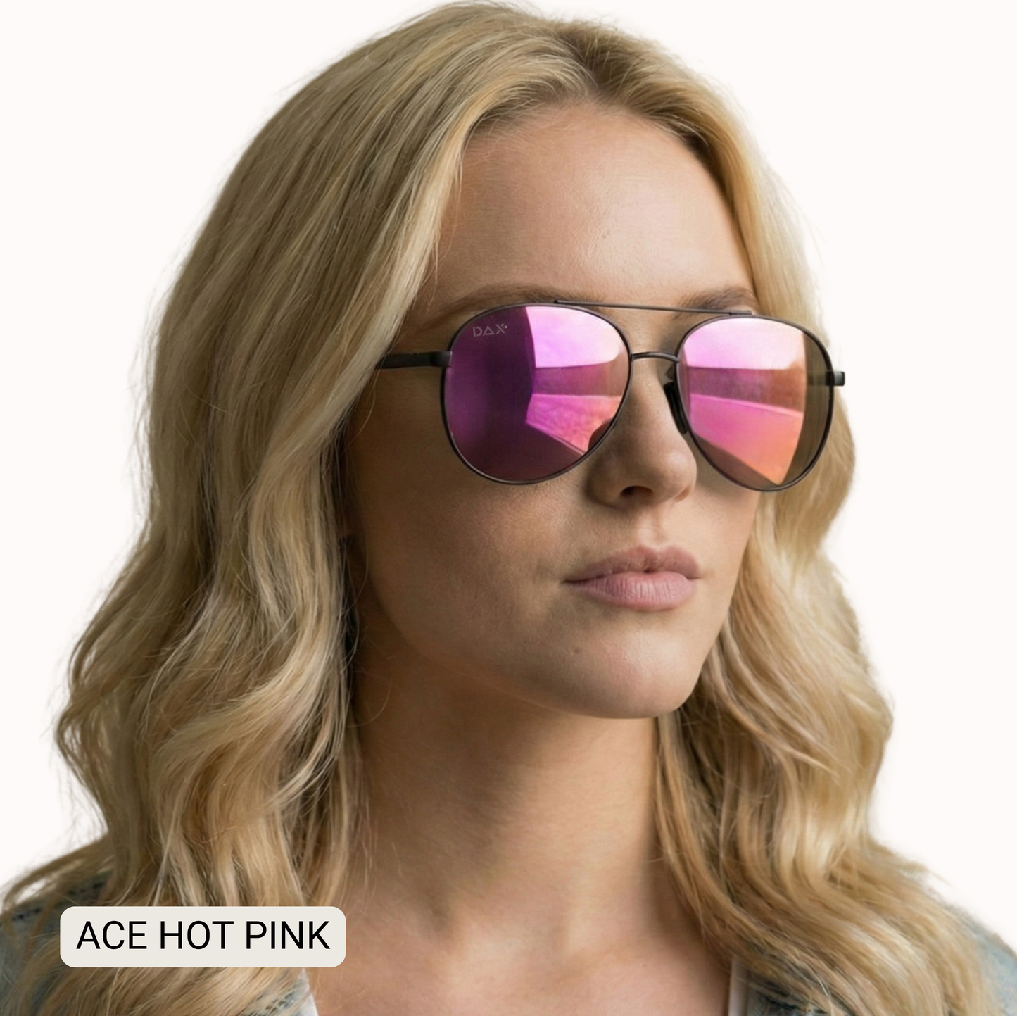 ACE - Unisex Aviator Sunglasses – Polarized Hair-Friendly