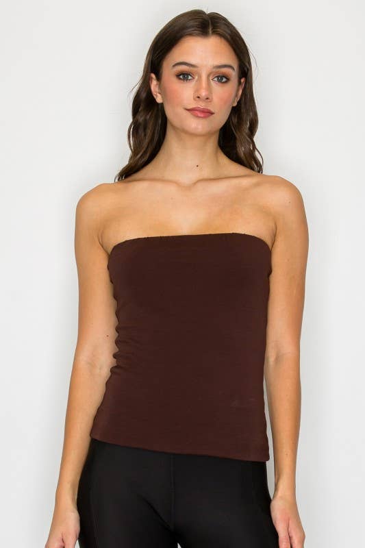 The Andros Double Layered Long Tube Top