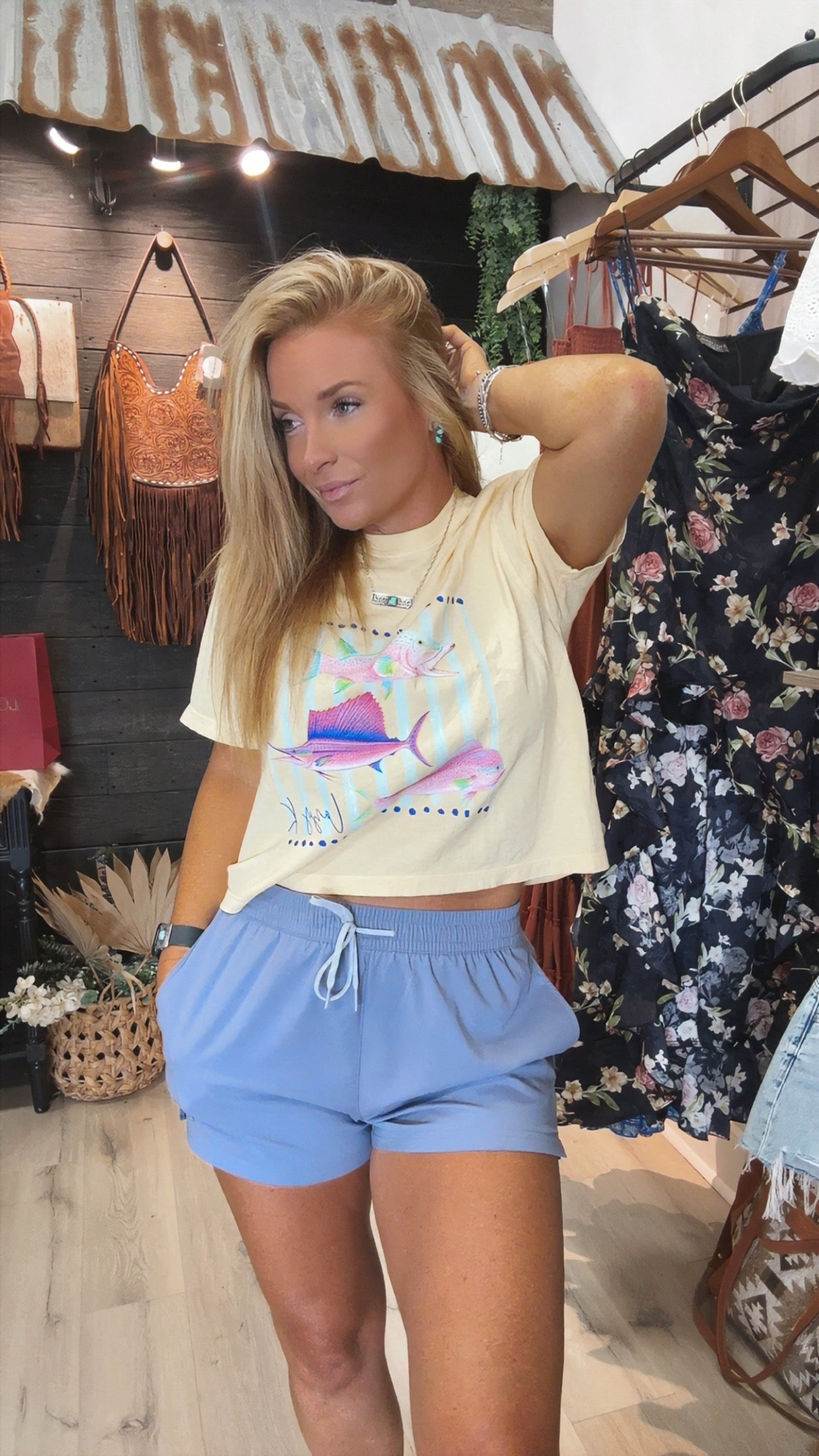 “East Coast Preppy”boxy crop