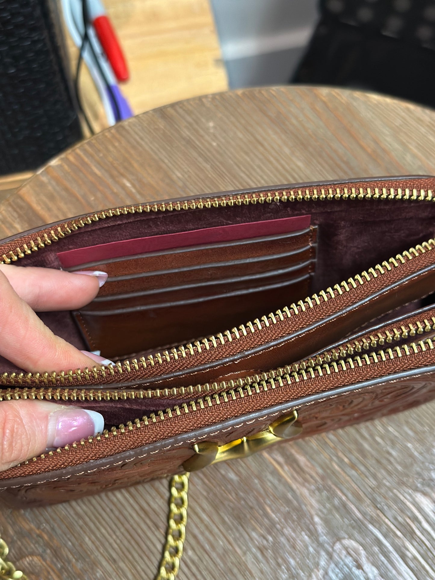 LW Mini Pony chain bag