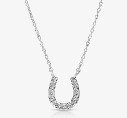 Dainty horseshoe necklace
